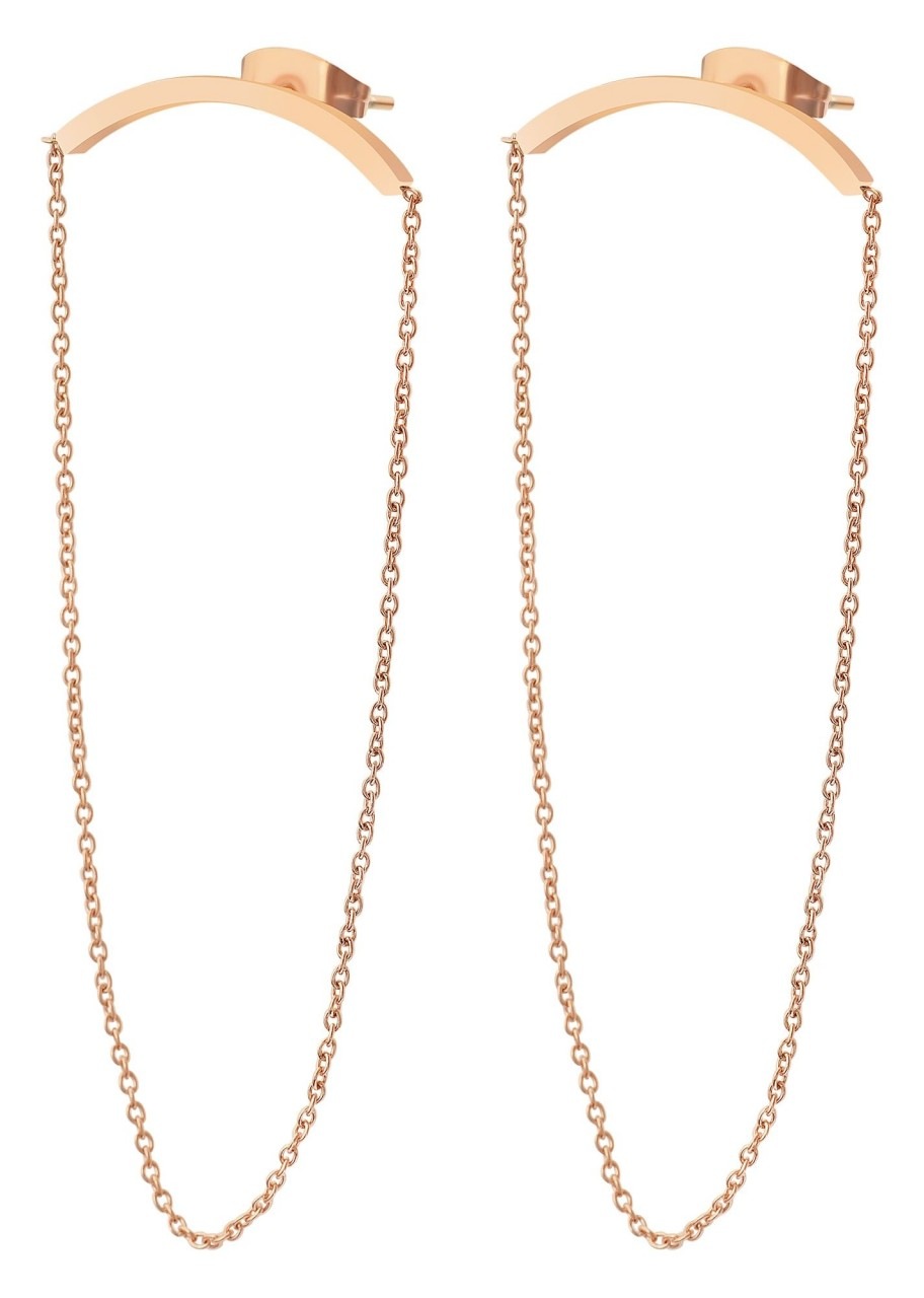 Adelia´s Paar Ohrhänger »Damen Ohrstecker aus poliertem Edelstahl«