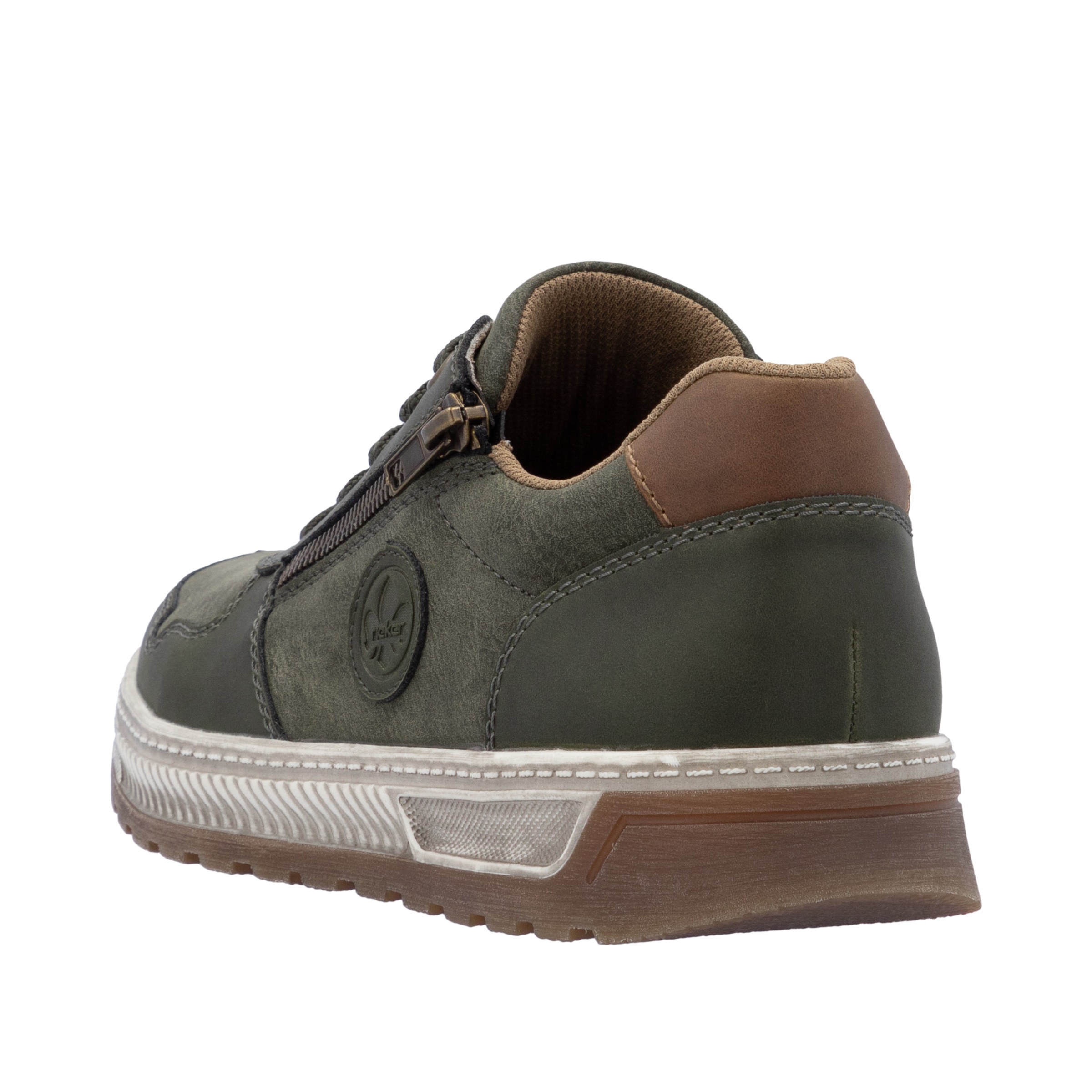 Rieker Sneaker, Freizeitschuh, Halbschuh, Schnürschuh mit Kontrastbesatz günstig online kaufen