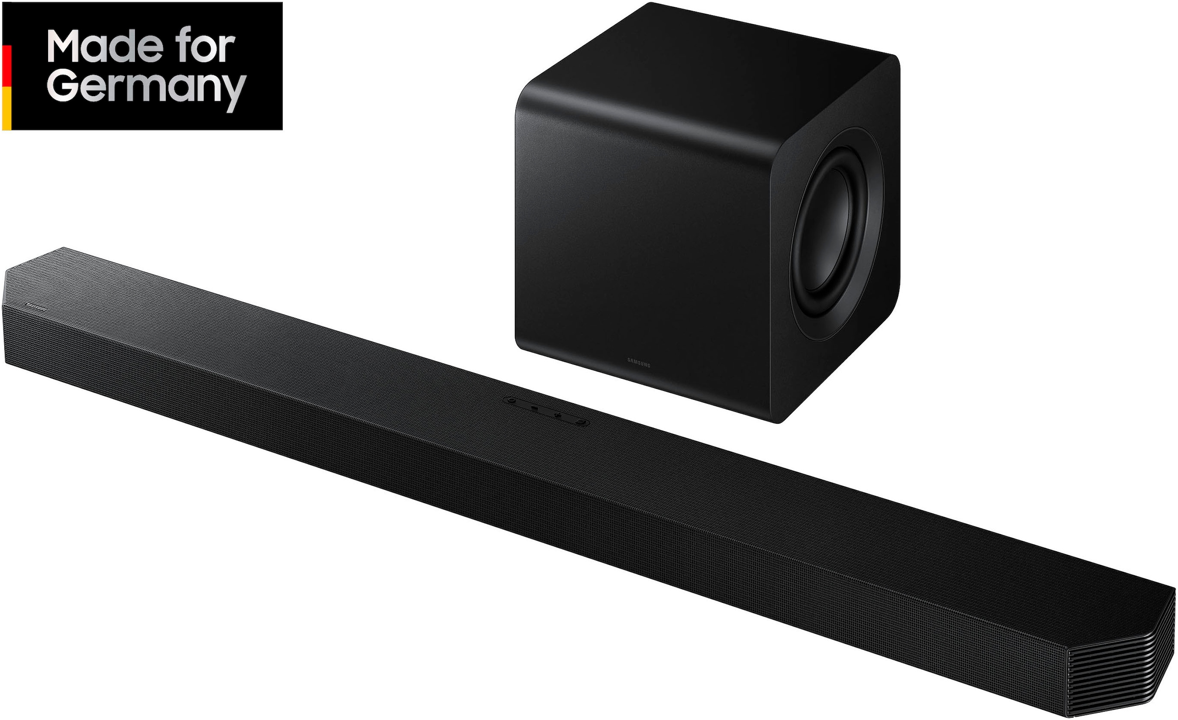 SAMSUNG Soundbar "HW-Q810GF Q-Soundbar", B:110,7cm H:6,04cm T:12cm, schwarz, Lautsprecher, 5.1.2-Kanal Sound System, Kabellos Dolby Atmos I DTS:X,