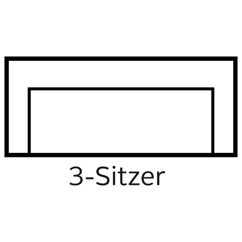 Home affaire 3-Sitzer »Chester«, mit Knopfheftung in Recamieren-Optik