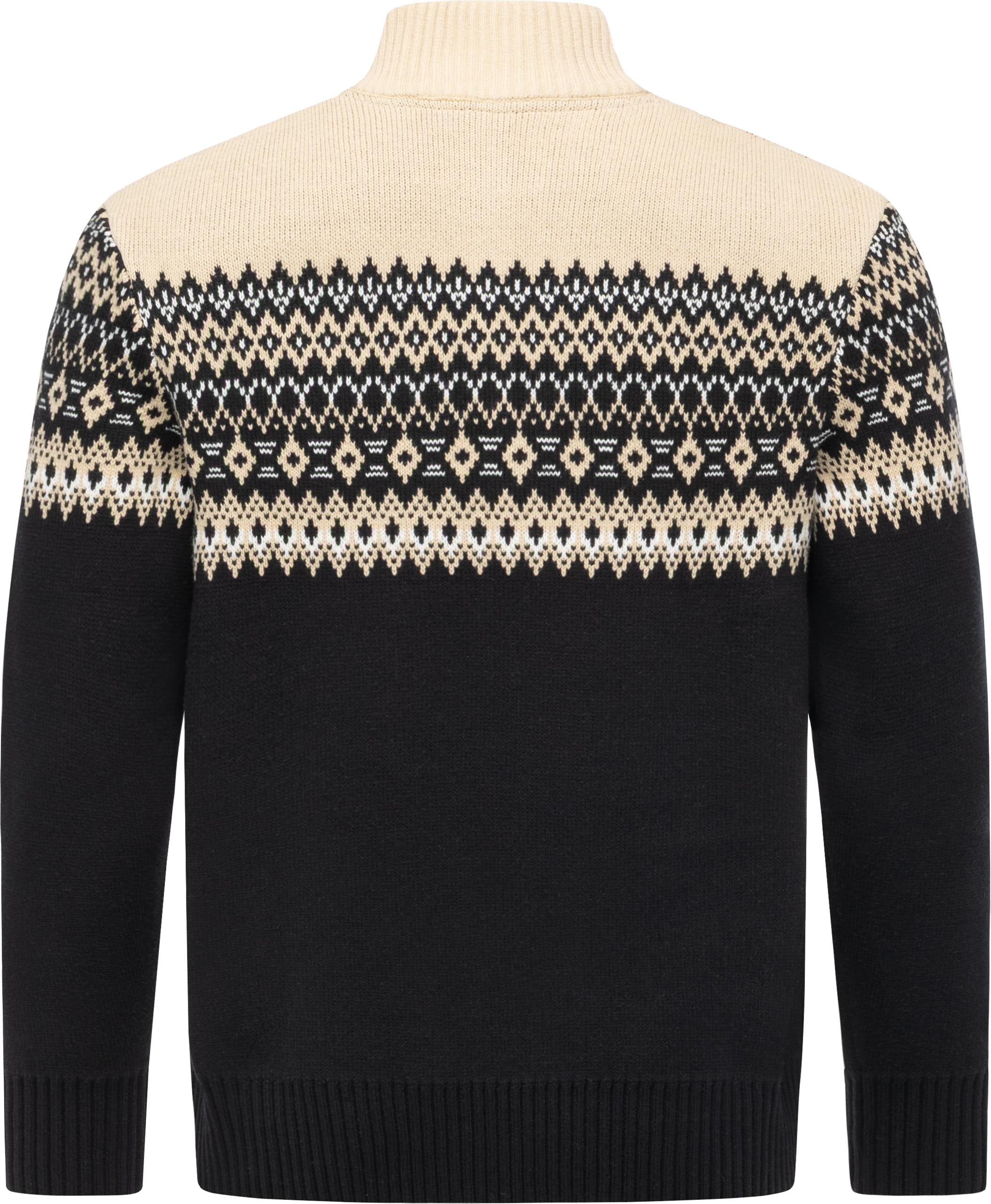 Ragwear Norwegerpullover »Norwaian« Norweger Herren Strickpullover Troyer mit Reißverschluss