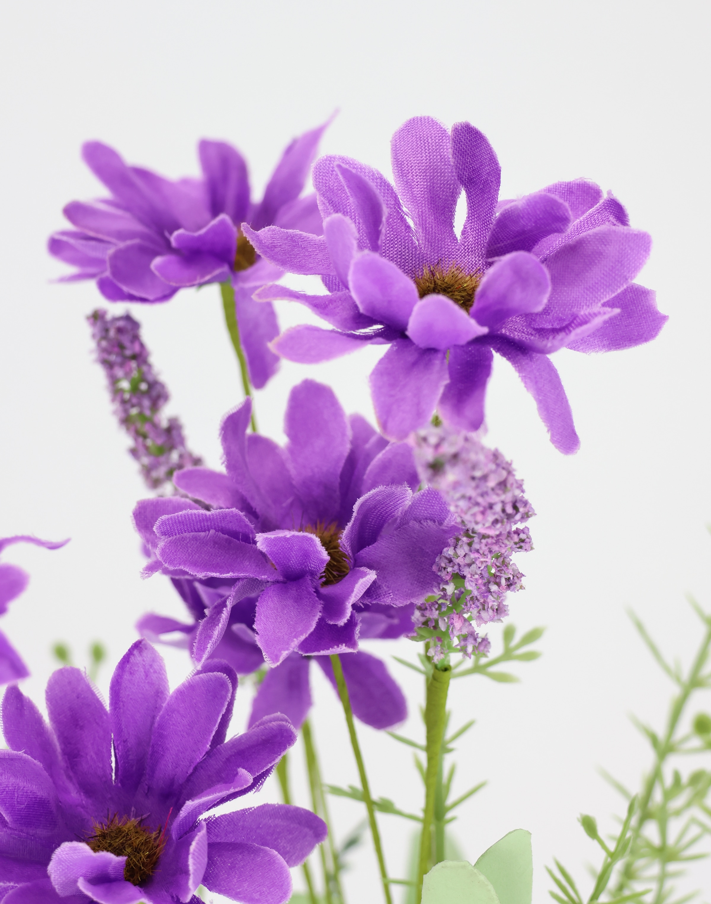 I.GE.A. Kunstblume »Margeriten-Mix-Strauß«, 2er Set Blumenstrauß Gänseblümchen Bouquet Kunstblumen Strauß Blumen