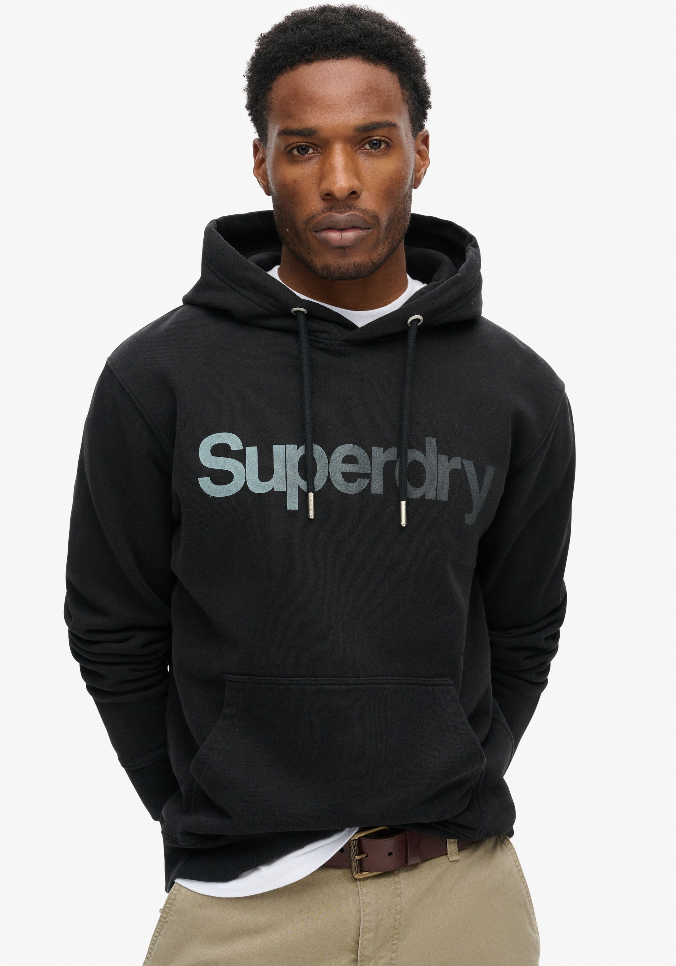 Superdry Kapuzensweatshirt CORE LOGO FADE LOOSE HOOD günstig online kaufen