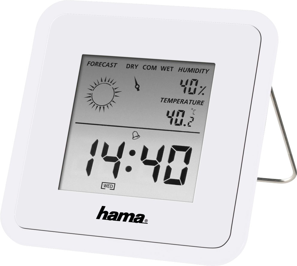 Hama Wetterstation "Thermo-/Hygrometer "TH50", Weiß"