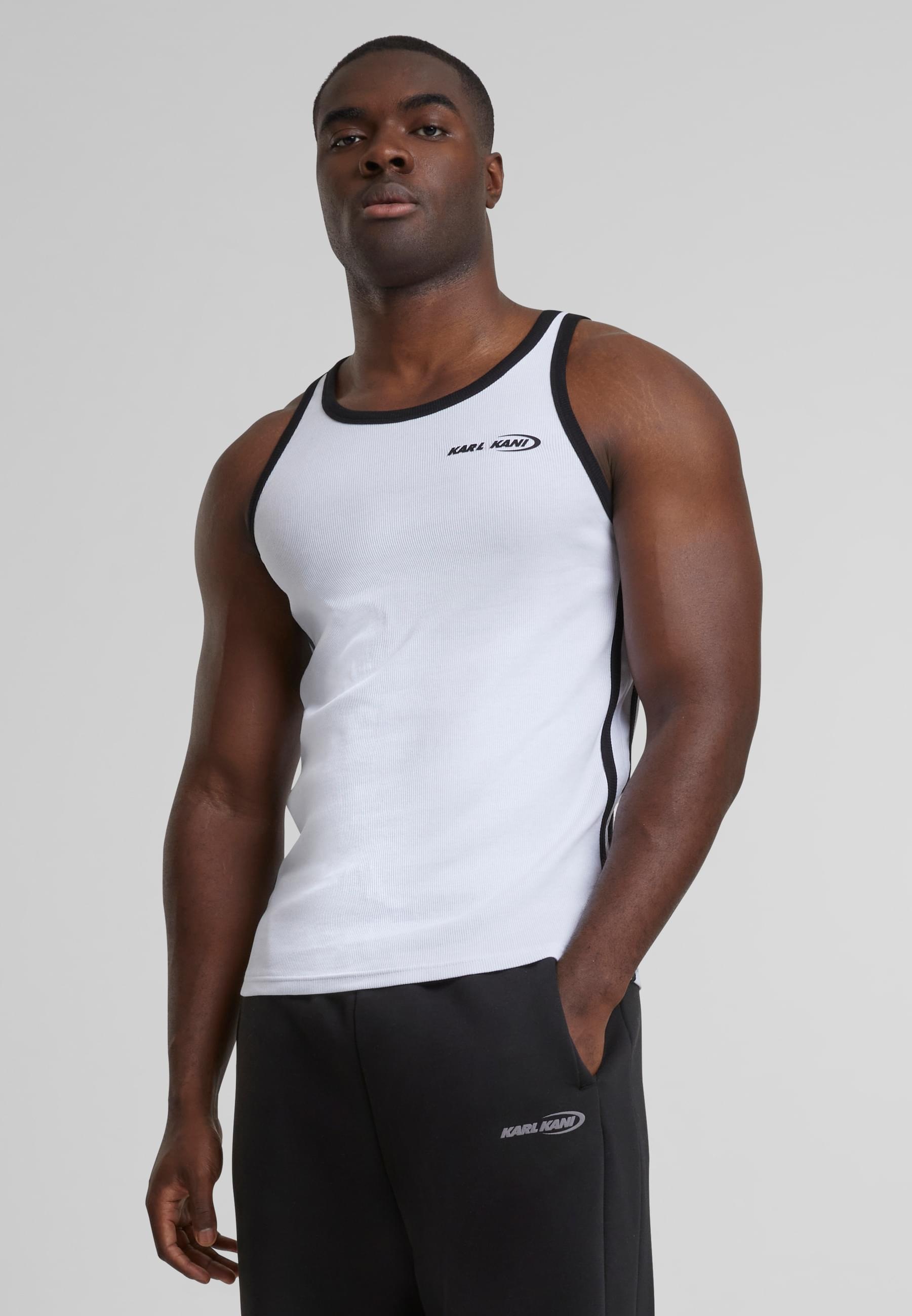 Karl Kani Tanktop »Karl Kani Kk Ellipse Ringer Rib Tank Top«, (1 tlg.)