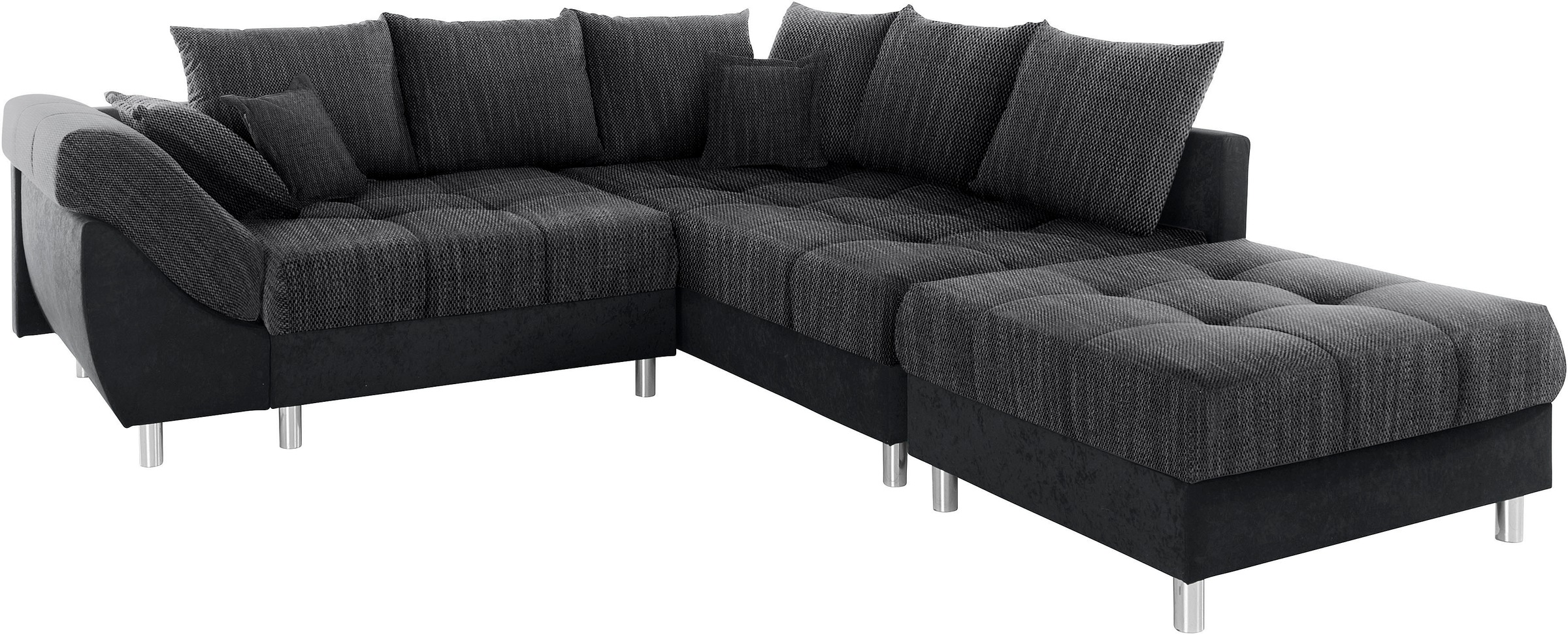 Thumbnail - COLLECTION AB Ecksofa "(Spar-Set) Innsbruck L-Form und Hocker" Ecksofa und Hocker, Recamiere links oder rechts montierba...