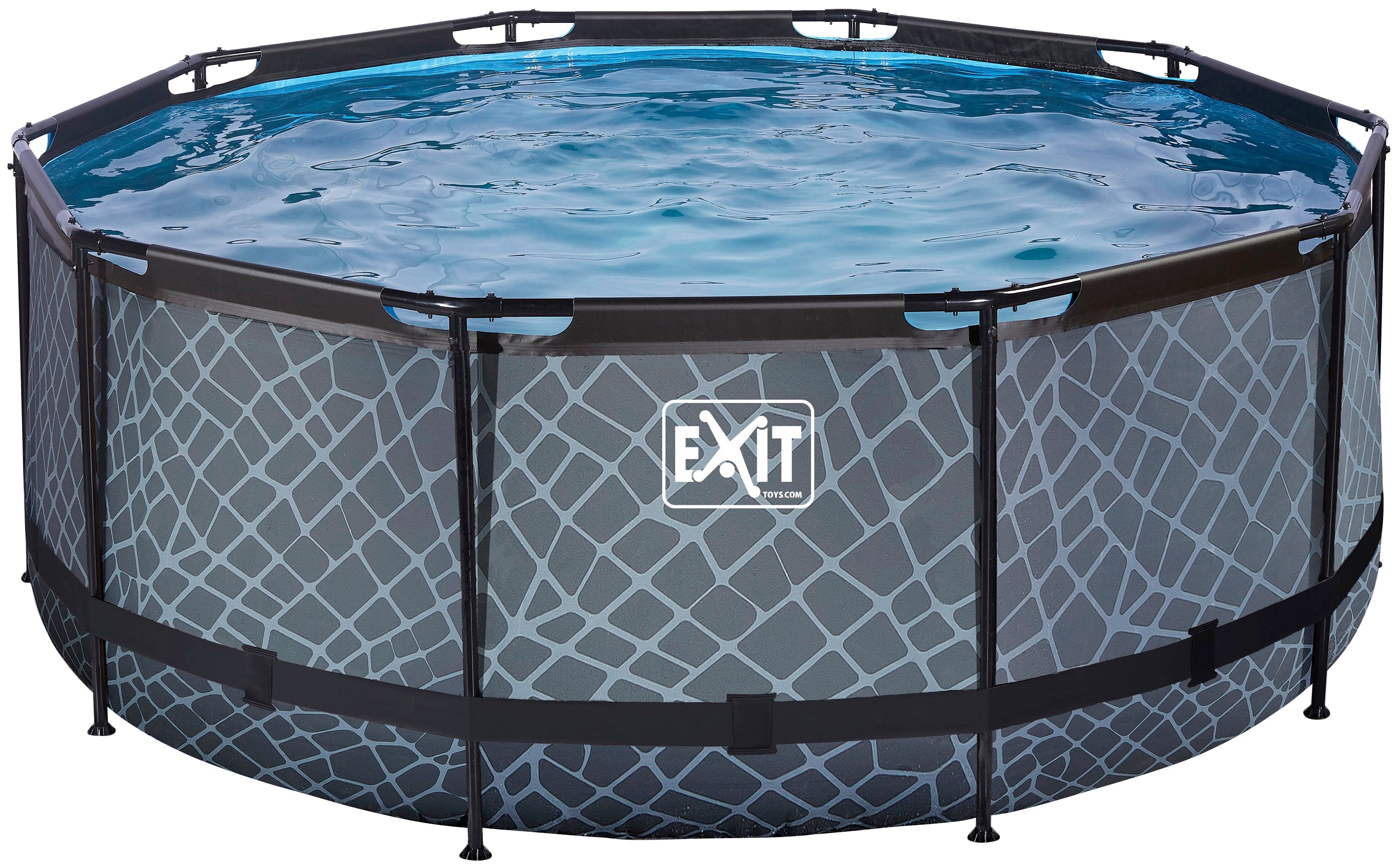 Thumbnail - EXIT Framepool "inkl. Sicherheitsleiter" ØxH: 360x122 cm, mit Sandfilteranlage