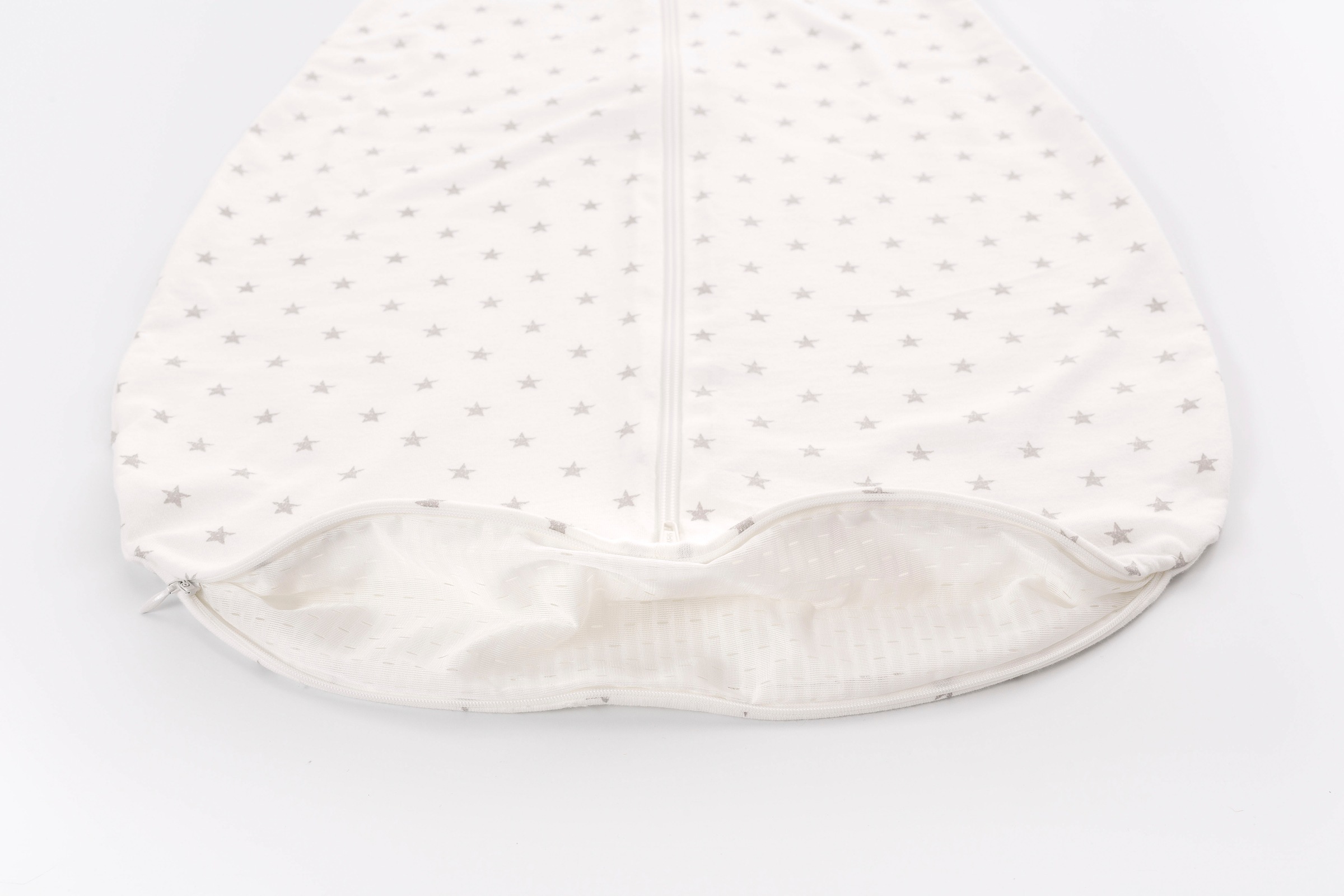 Träumeland Babyschlafsack »Sommerschlafsack LIEBMICH Baumwolle, Design Sternchen grau«