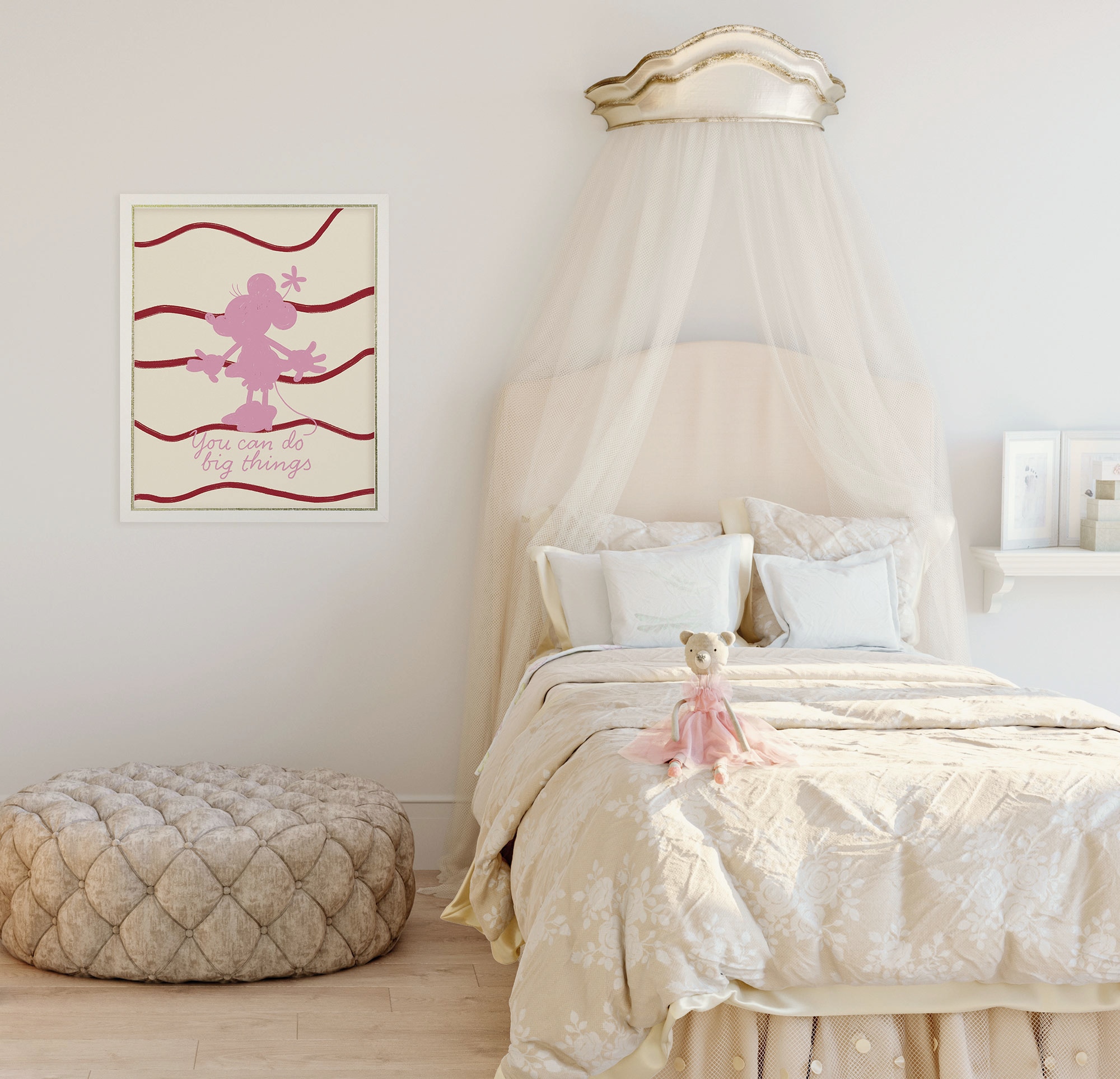 Komar Wandbild "Disney Minnie Mouse You Can Do Big Things" Disney Set, 1 St günstig online kaufen