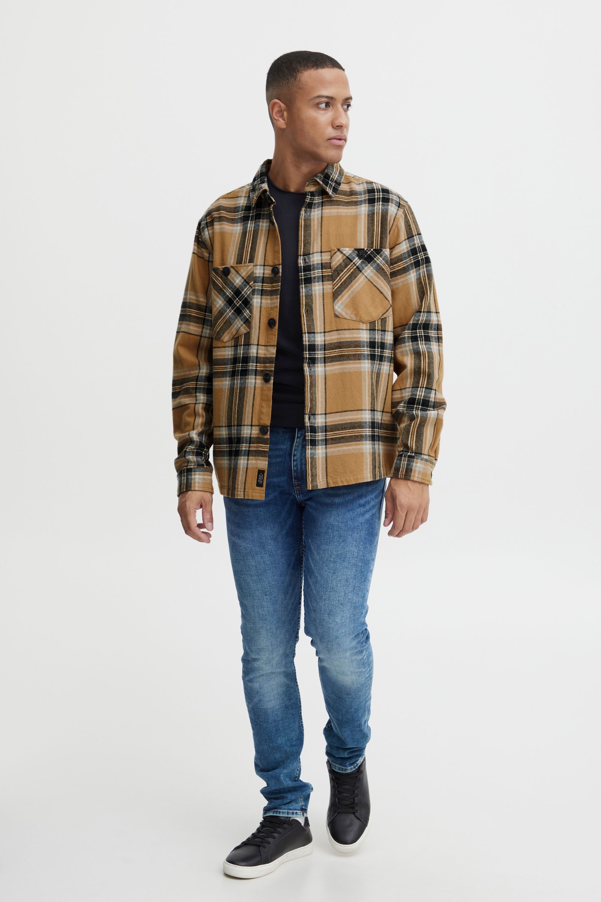 Thumbnail - Blend Fieldjacket "BHOvershirt" ohne Kapuze Stilvolle Feldjacke