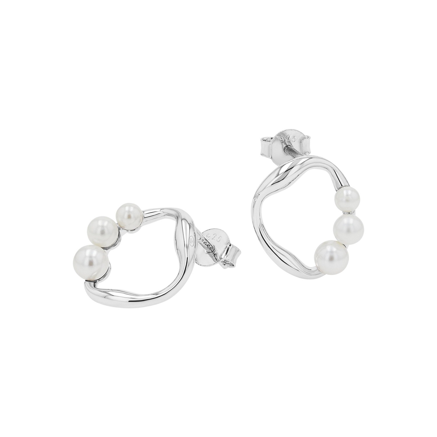 TOM TAILOR Paar Ohrstecker »Schmuck Geschenk Silber 925« mit Süßwasserzuchtperle