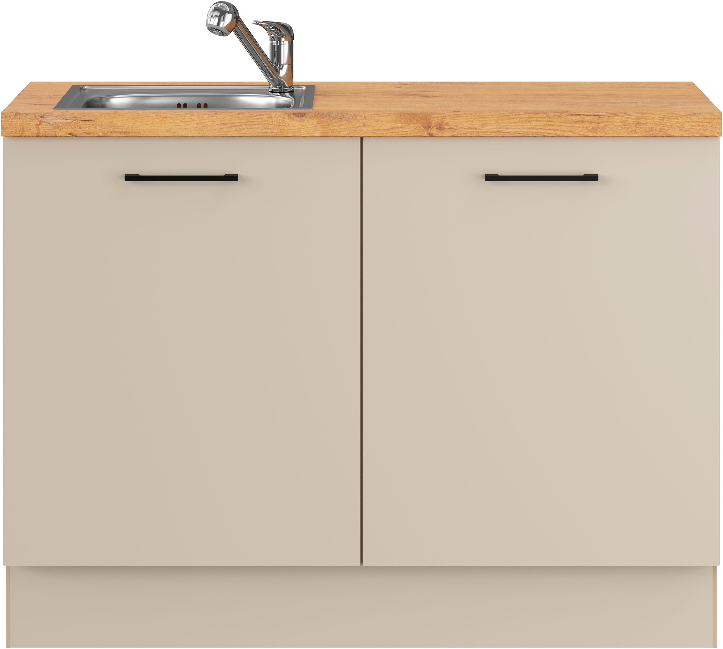 IMPULS KÜCHEN Mehrzweckschrank-Set "Warschau" Spülenschrank und Wäschekorbs günstig online kaufen