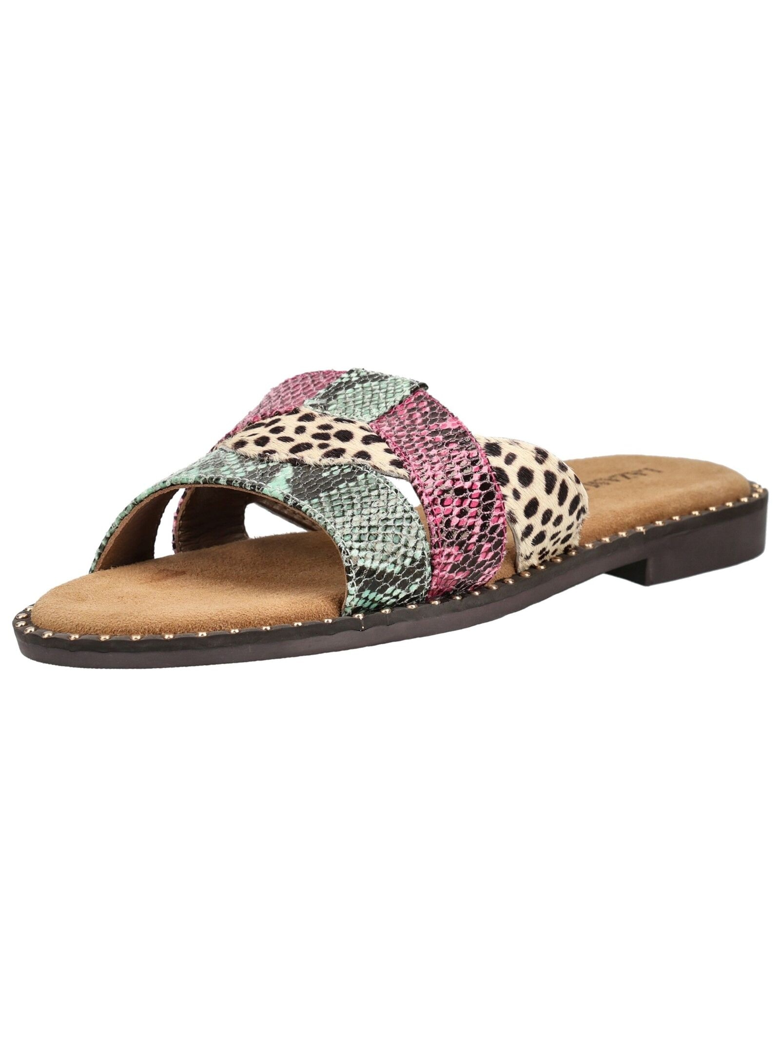 Lazamani Pantolette »Lazamani Pantoletten Leder/Textil«