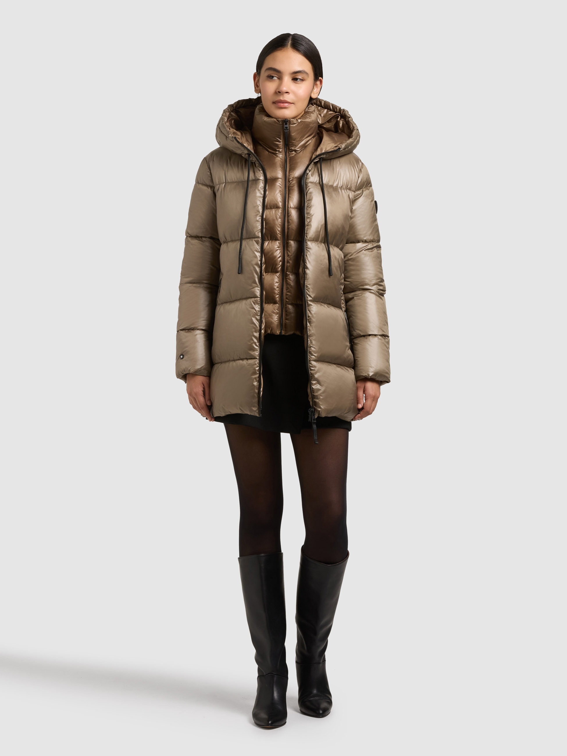 khujo Steppjacke "DASHA 2IN1 (EINSATZ HERAUSNEHMBAR)" mit Kapuze günstig online kaufen