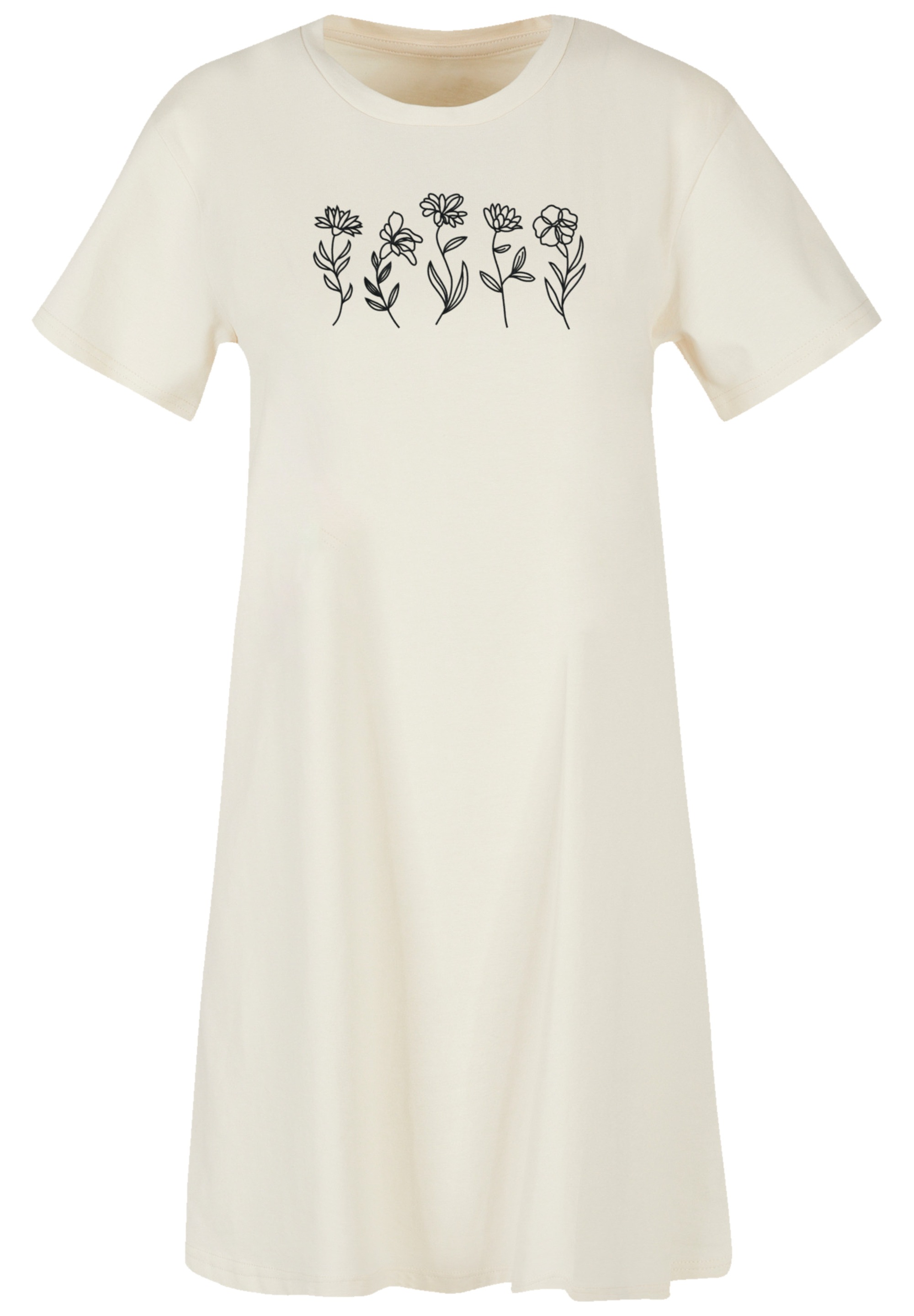 F4NT4STIC Shirtkleid "Wildflower Minimalistic Bestickt", Premium Qualität günstig online kaufen