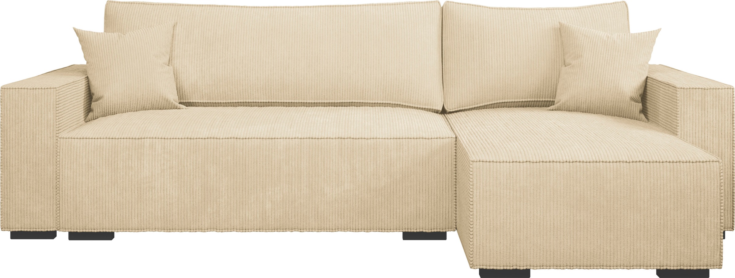INOSIGN "Winton Cordsofa / Schlafsofa 253 cm" Cord, Recamiere wechselbar, S günstig online kaufen