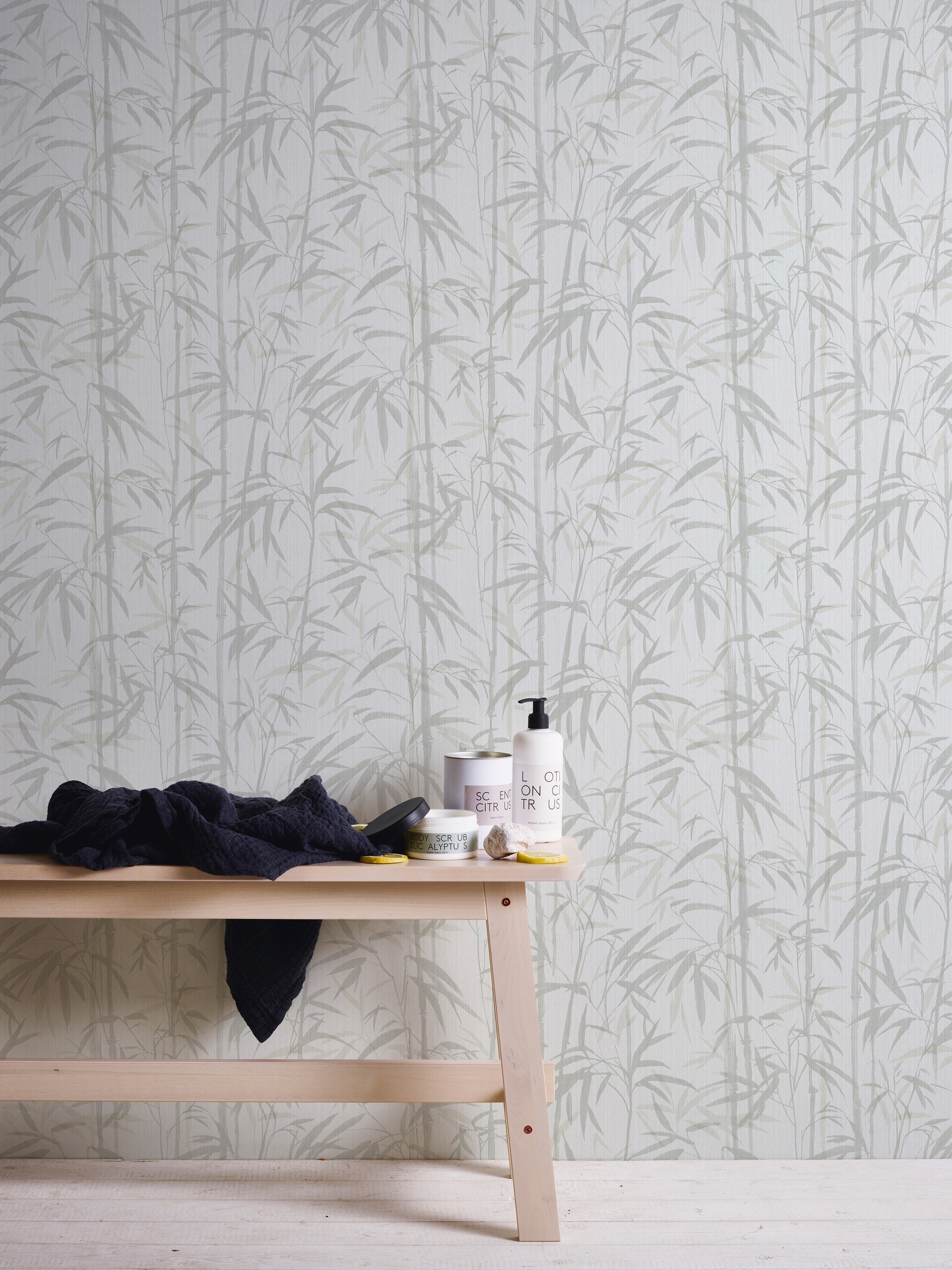 METROPOLIS BY MICHALSKY LIVING Vliestapete »Change is good, Bold Bamboo«, floral-botanisch-tropisch, Designertapete Tapete Bambus