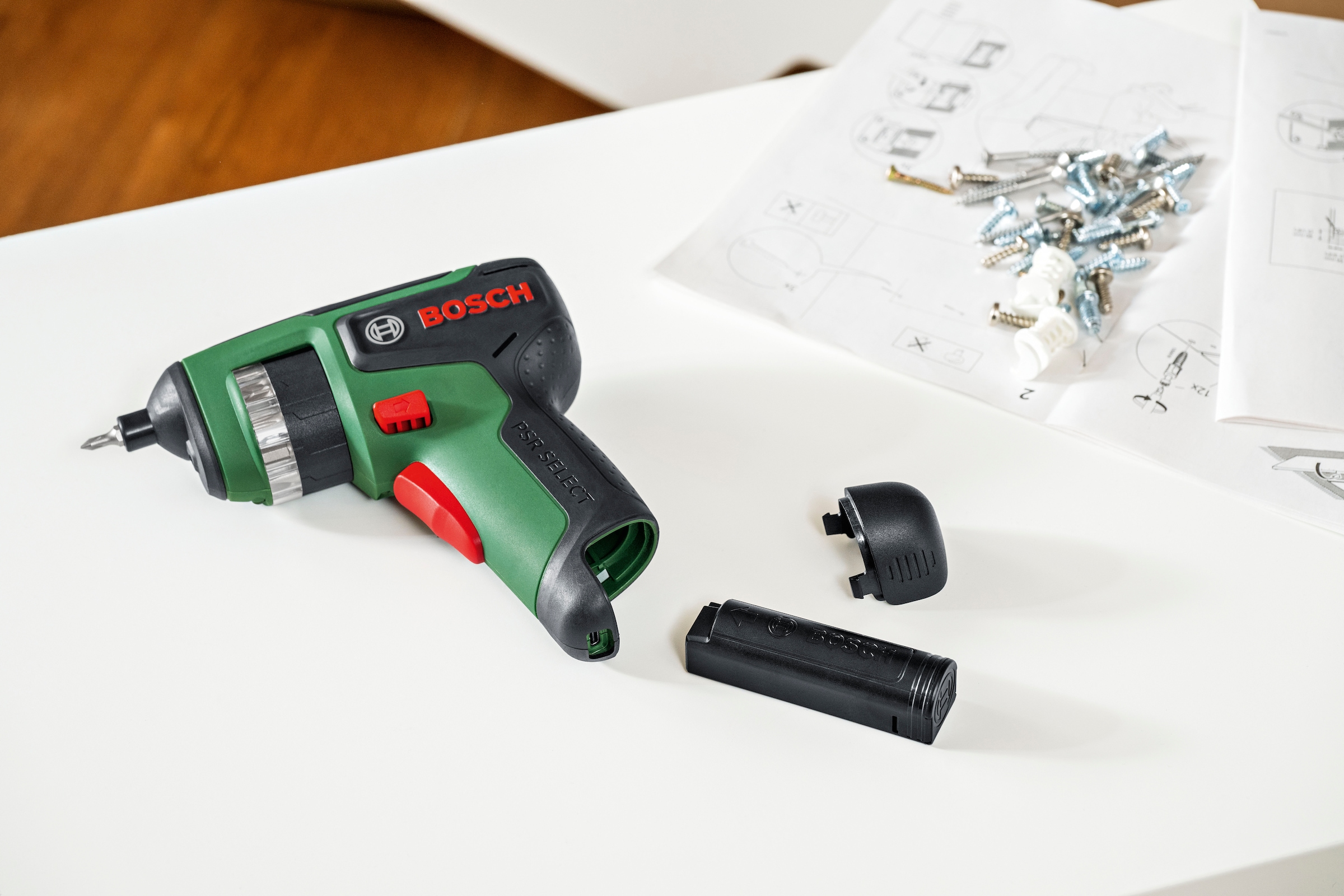 Bosch Home & Garden Akku-Schrauber »PSR SELECT« Magnetischer Bithalter mit Sechskantaufnahme