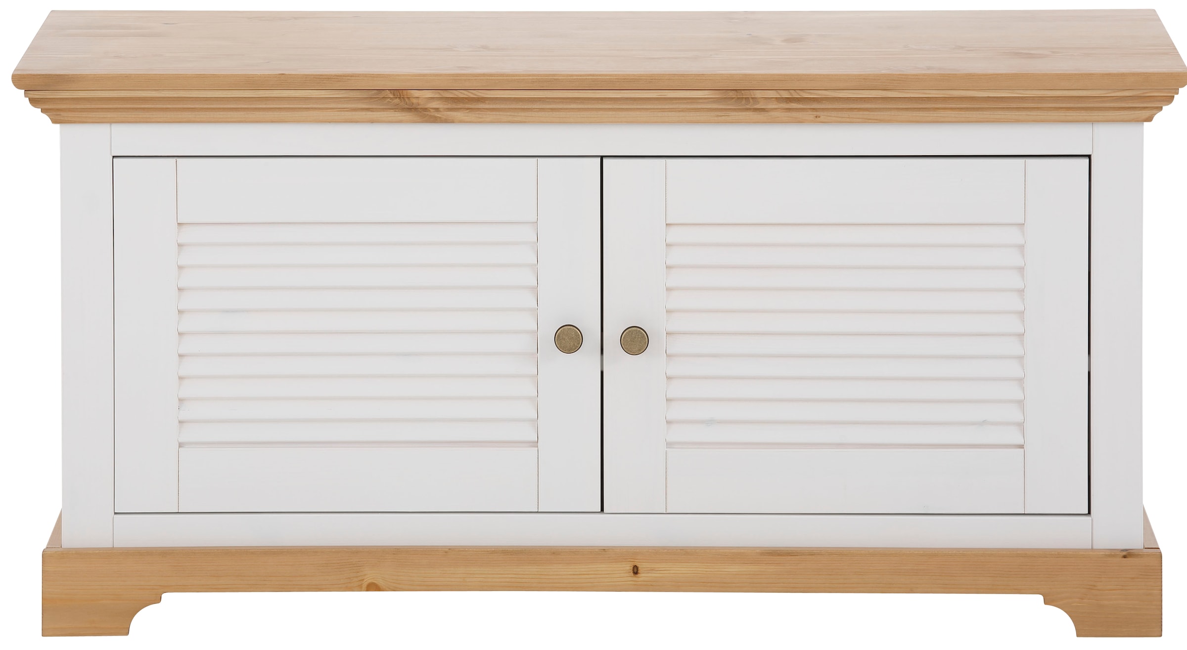 OTTO home Schuhbank "Ayanna" Sitzbank aus massiver Kiefer, FSC, Breite 110 cm, Sitzhöhe 53 cm