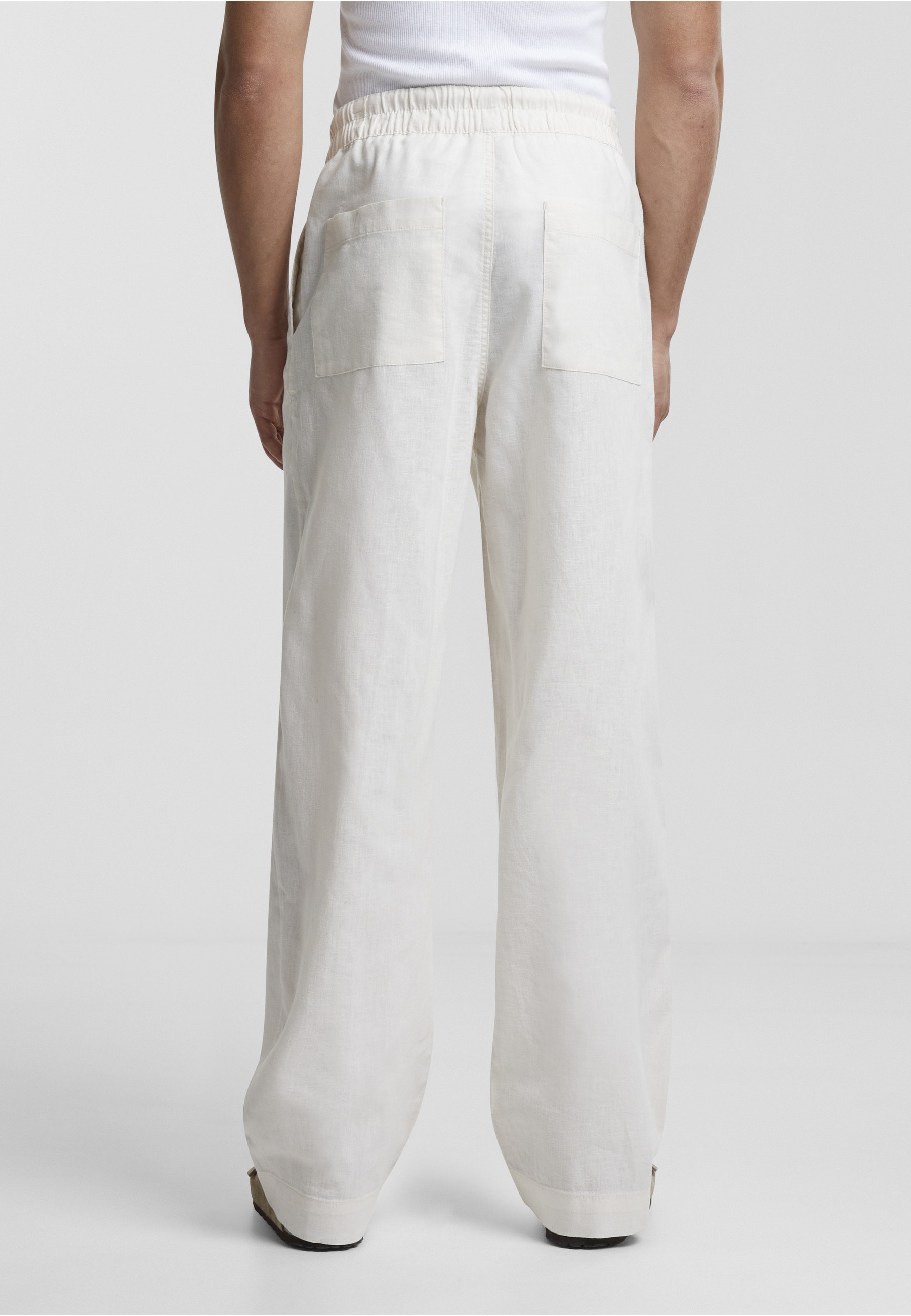 URBAN CLASSICS Stoffhose »Urban Classics Herren Loose Cotton Linen Pants«
