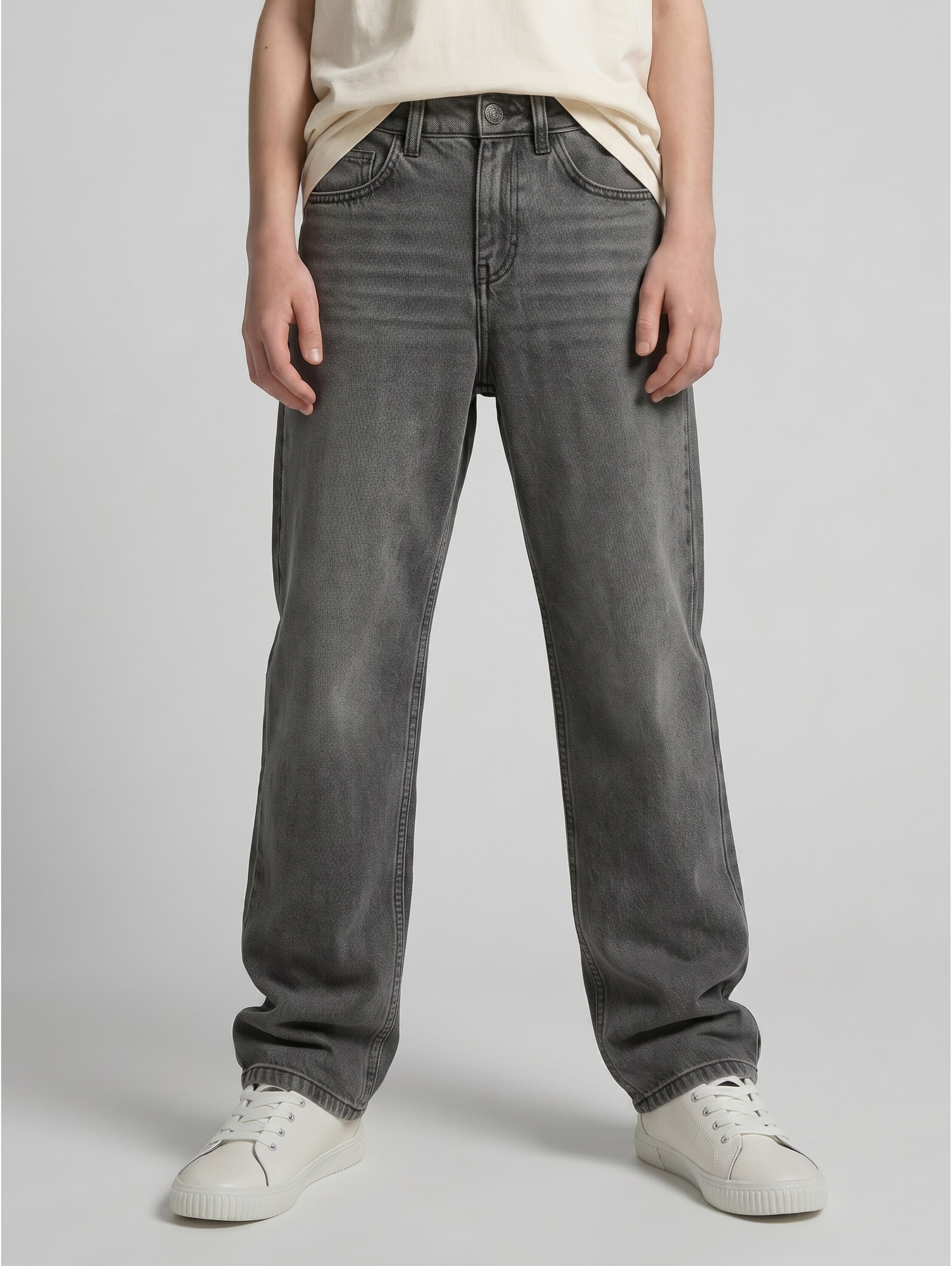 TOM TAILOR 5-Pocket-Jeans Baggy Jeans- mit ausgestelltem Bein