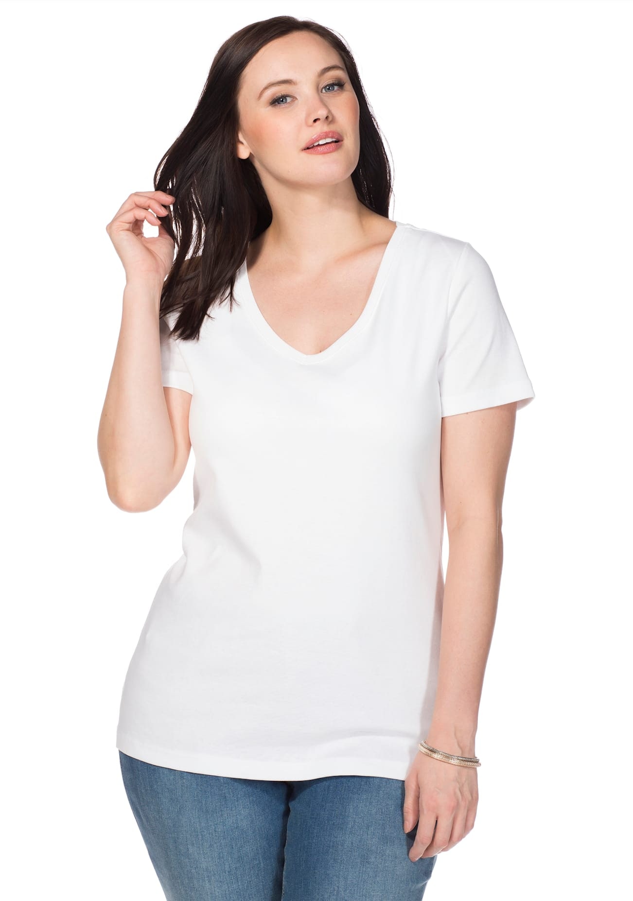 Sheego T-Shirt "T-Shirt", (1 tlg.) günstig online kaufen