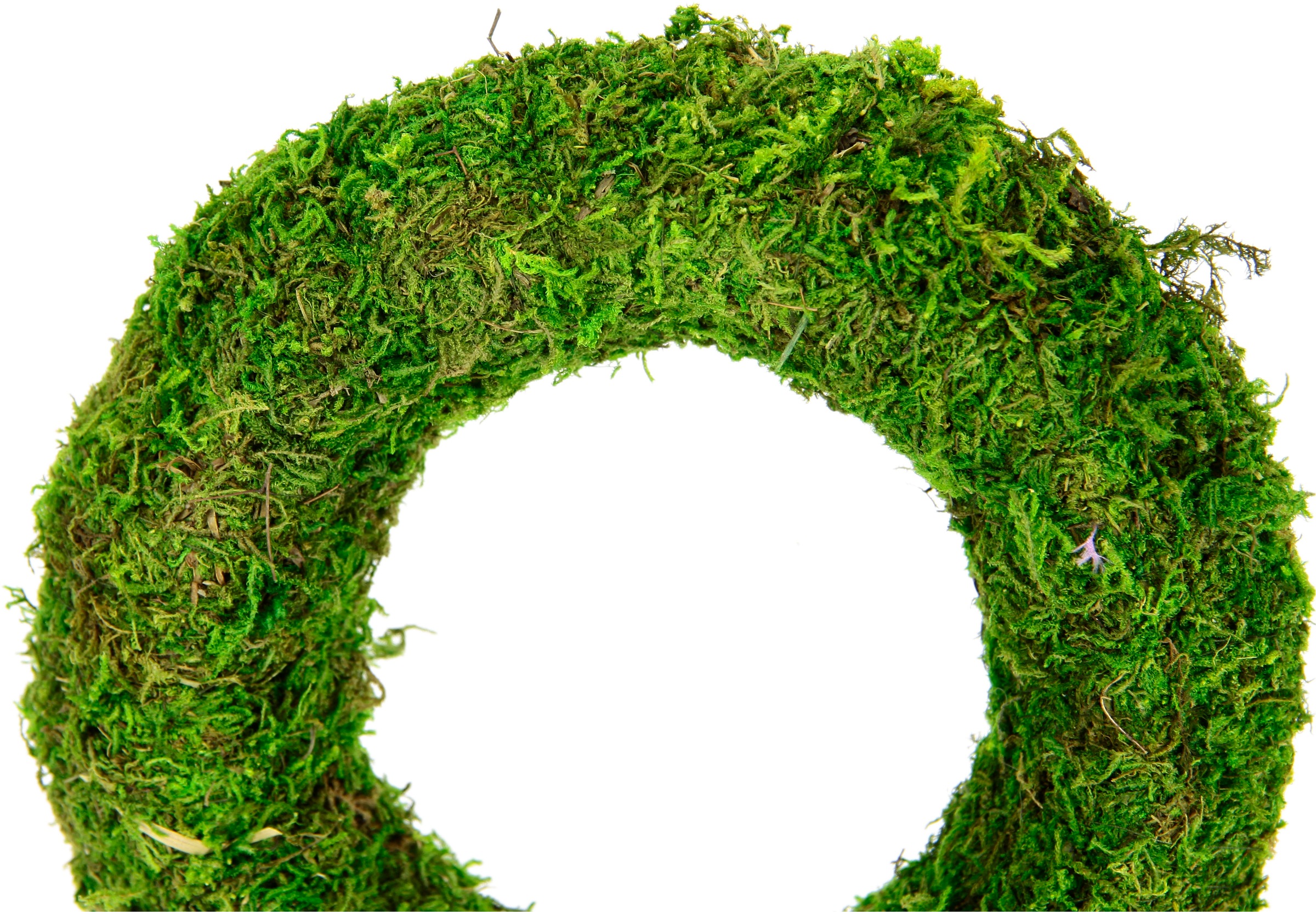 I.GE.A. Kunstkranz "Kranz aus Moos und Rattan Weidenkranz Blumenkranz Dekok günstig online kaufen