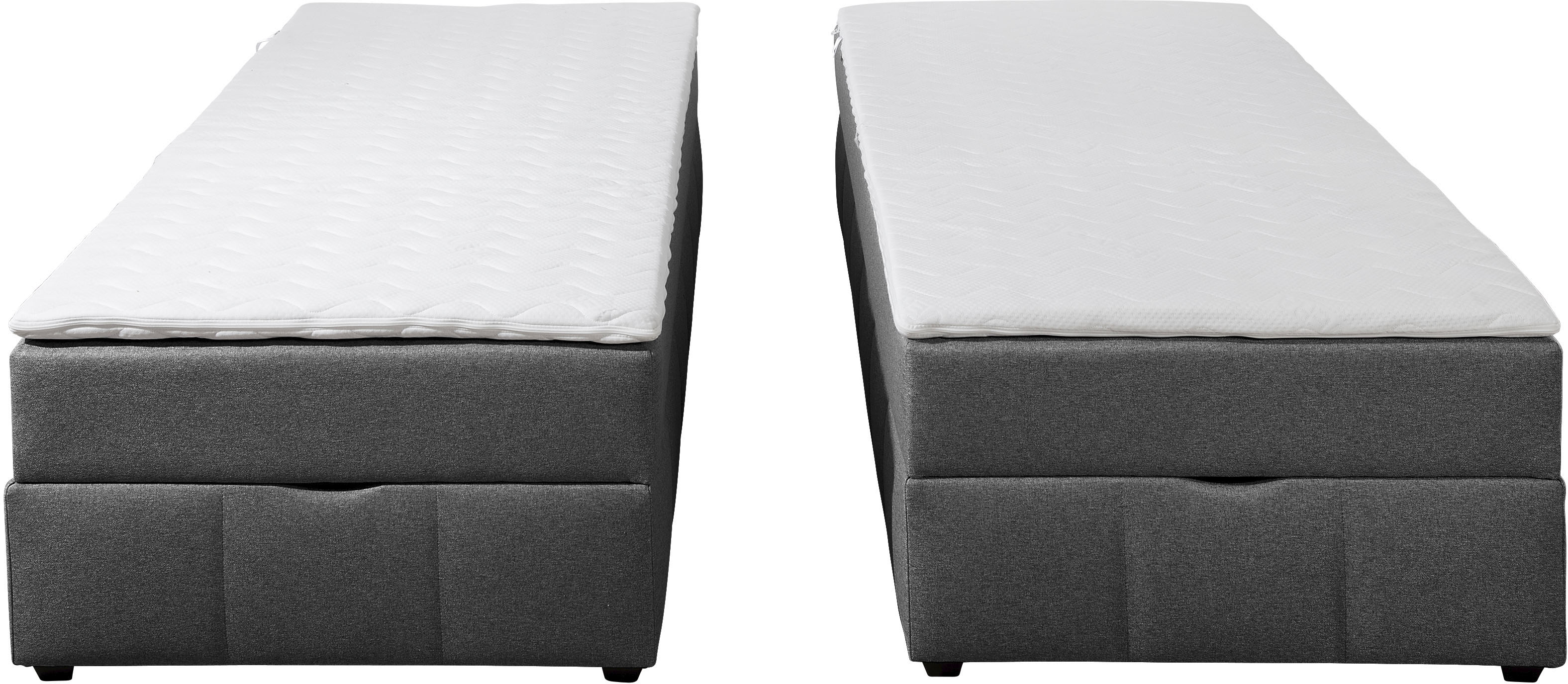 Thumbnail - Home affaire Boxbett "Niemes" Boxbett ohne Kopfteil, inkl. Topper