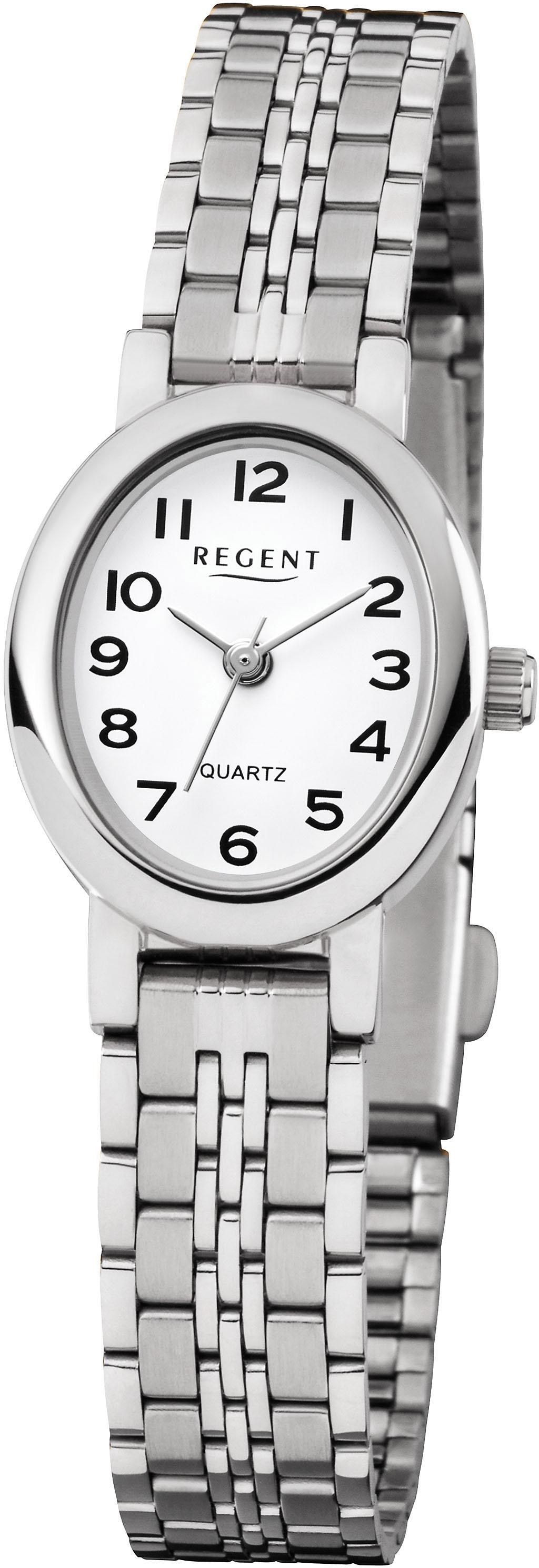 Regent Quarzuhr »75234099«, Armbanduhr, Damenuhr, Mineralglas, analog