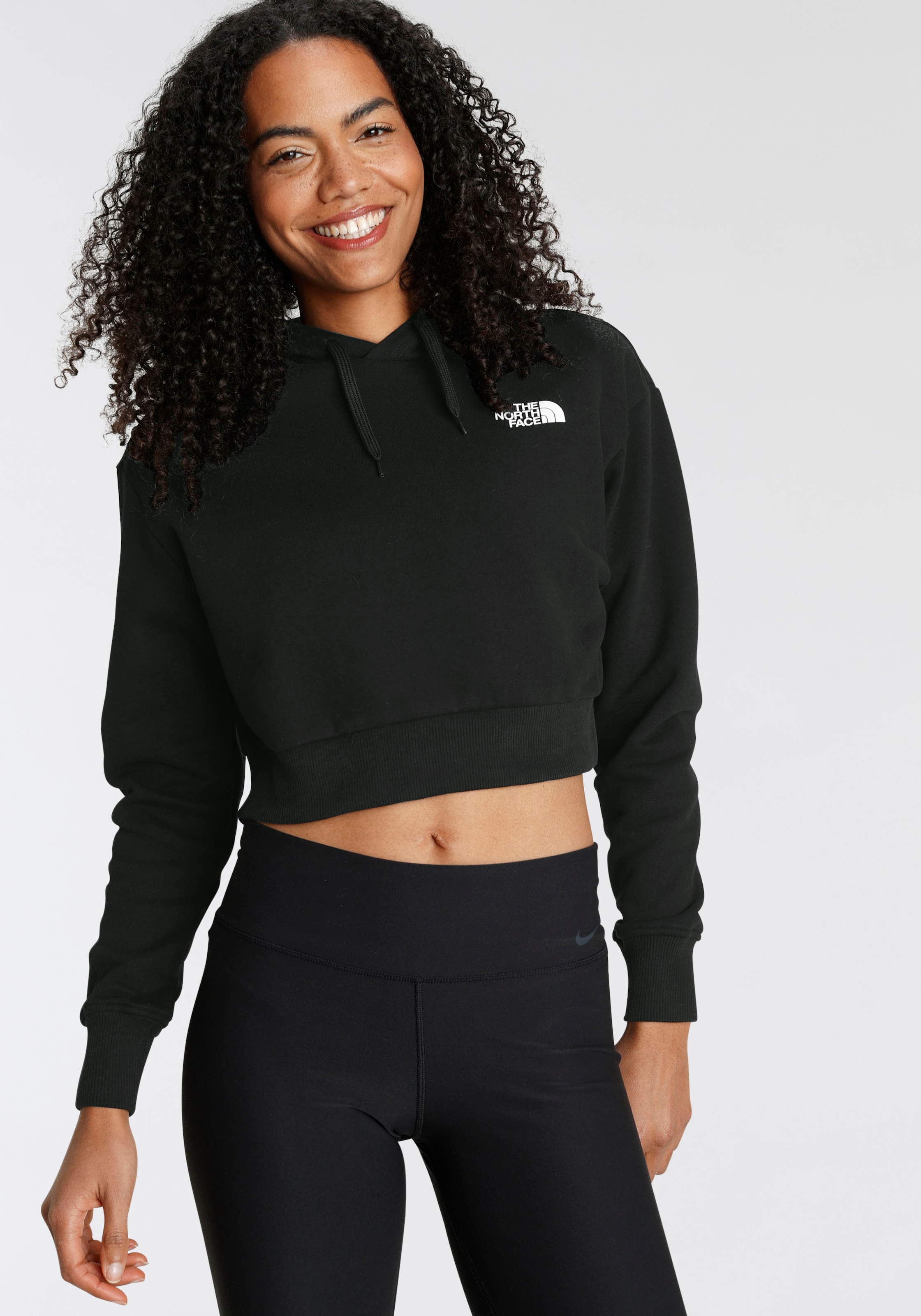 The North Face Kapuzensweatshirt »W TREND CROP HOODIE - EU«, (1 tlg.)