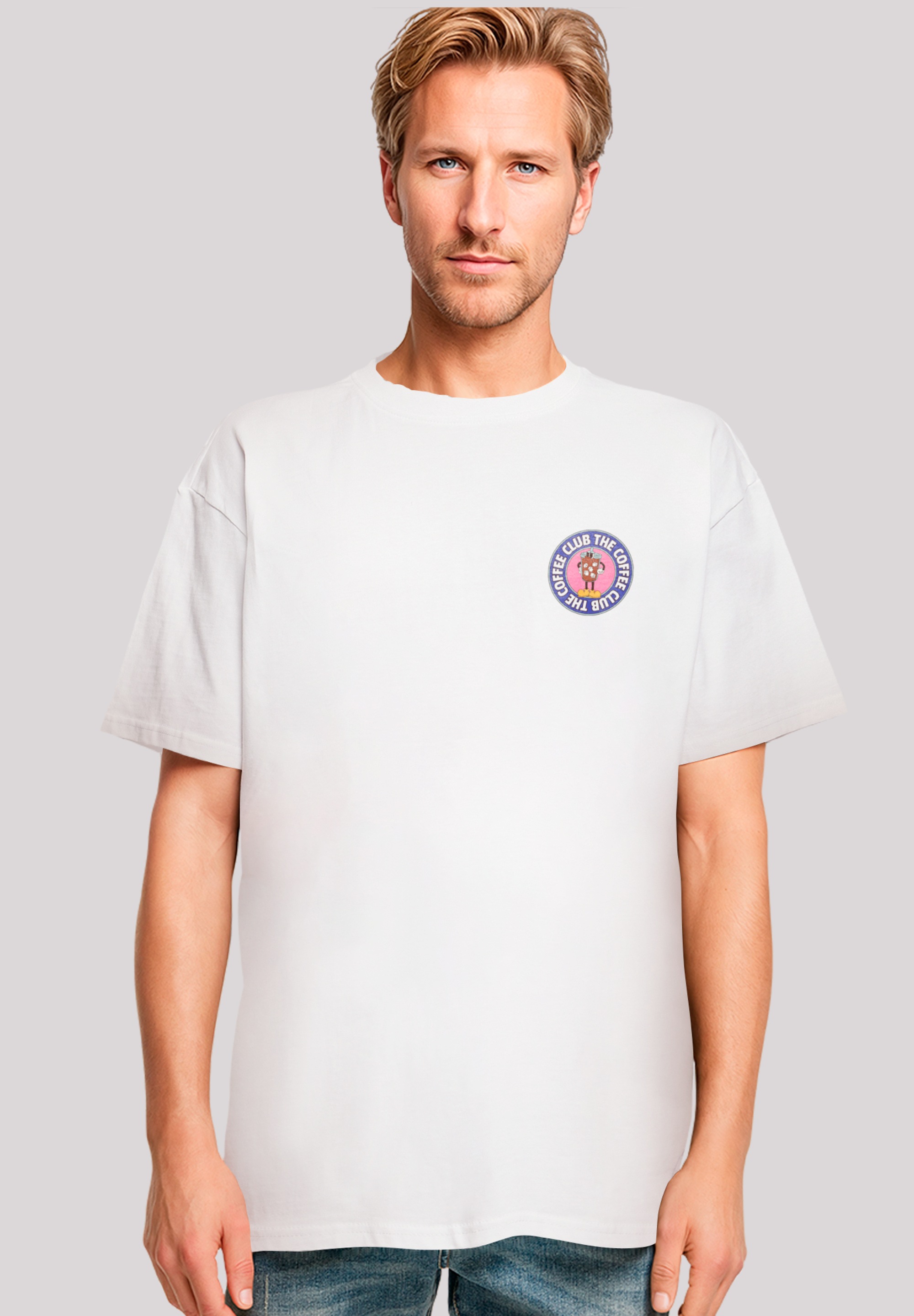F4NT4STIC T-Shirt »Coffee Club«, Premium Qualität
