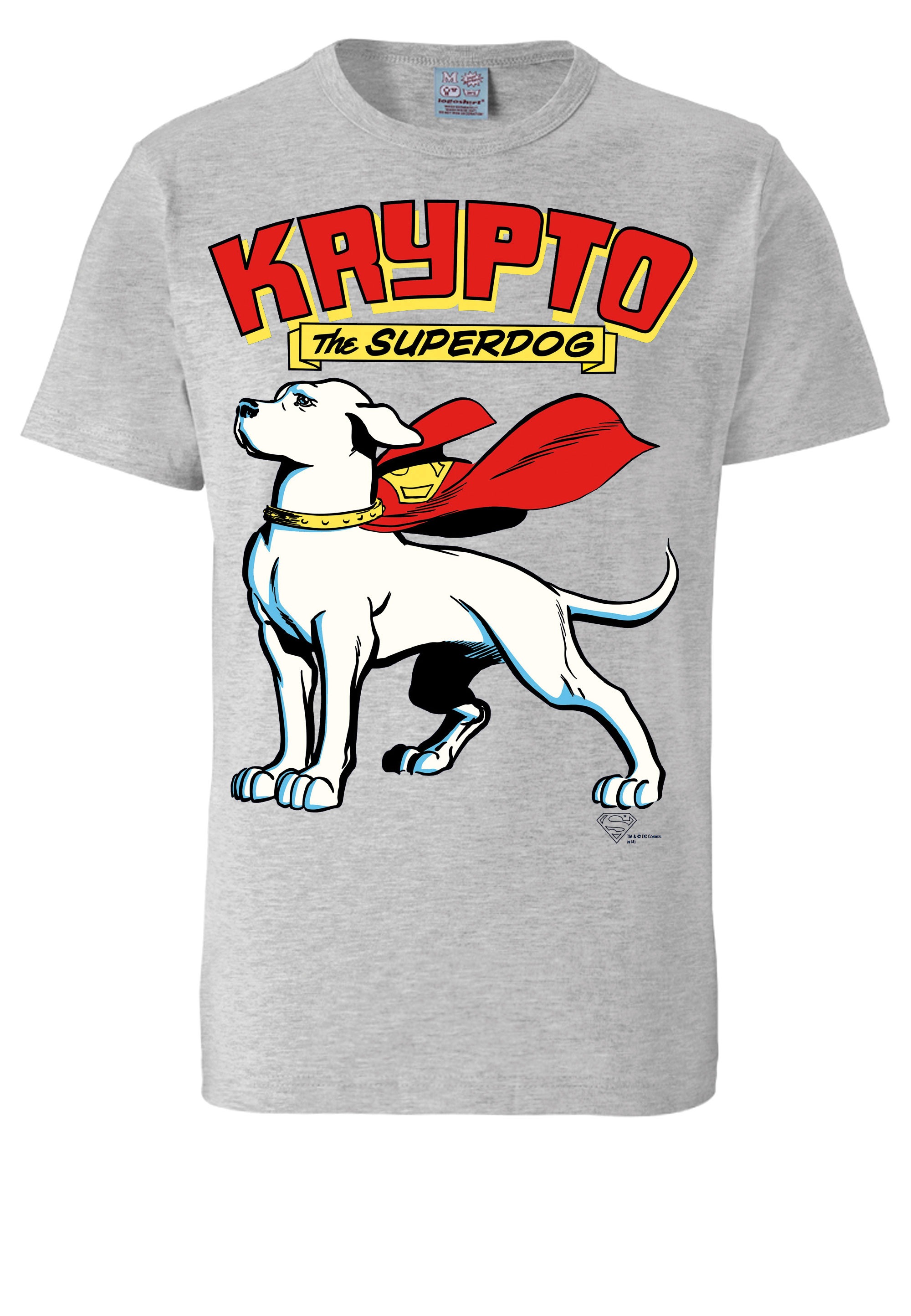 LOGOSHIRT T-Shirt »Superdog – Krypto«, mit lizenziertem Originaldesign