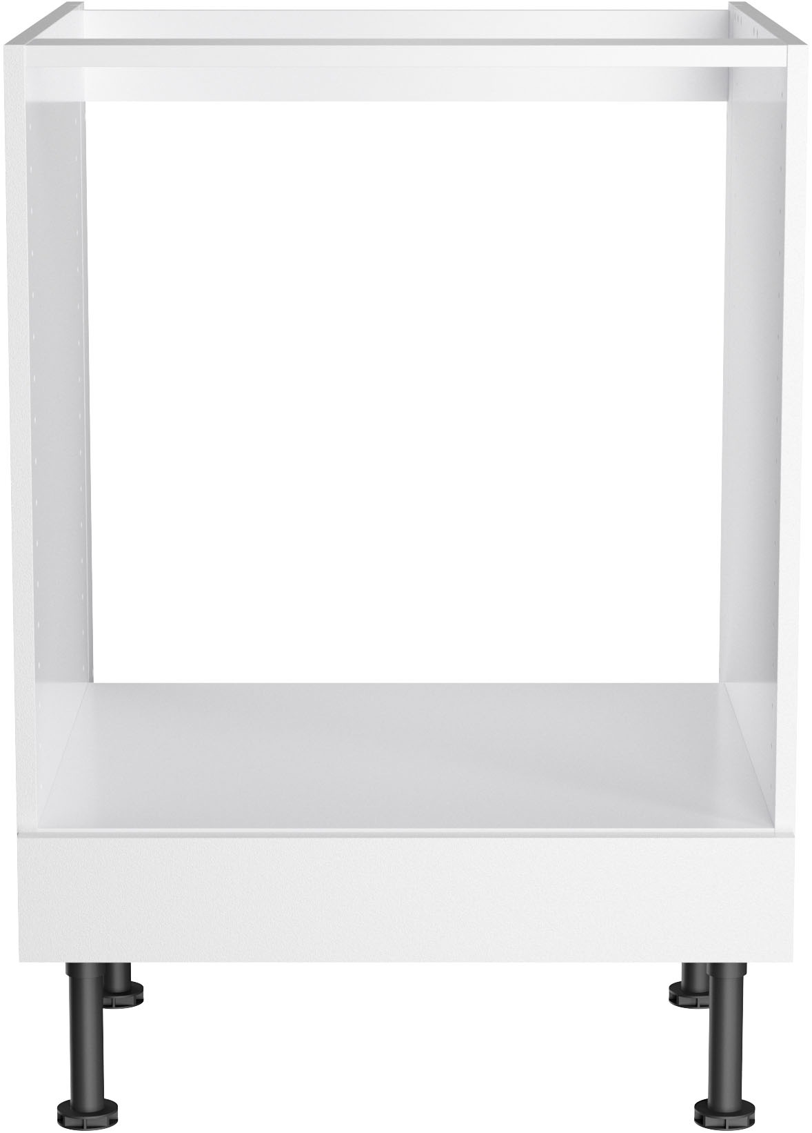 KOCHSTATION Herdumbauschrank "KS-Paula" 60 cm breit, 87 cm hoch, mit 1 festen Blende