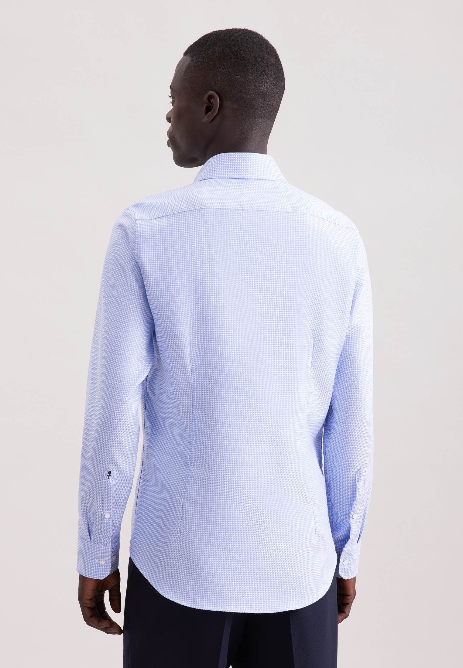 seidensticker Businesshemd »Schwarze Rose« X-Slim 1/1 Kentkragen Struktur