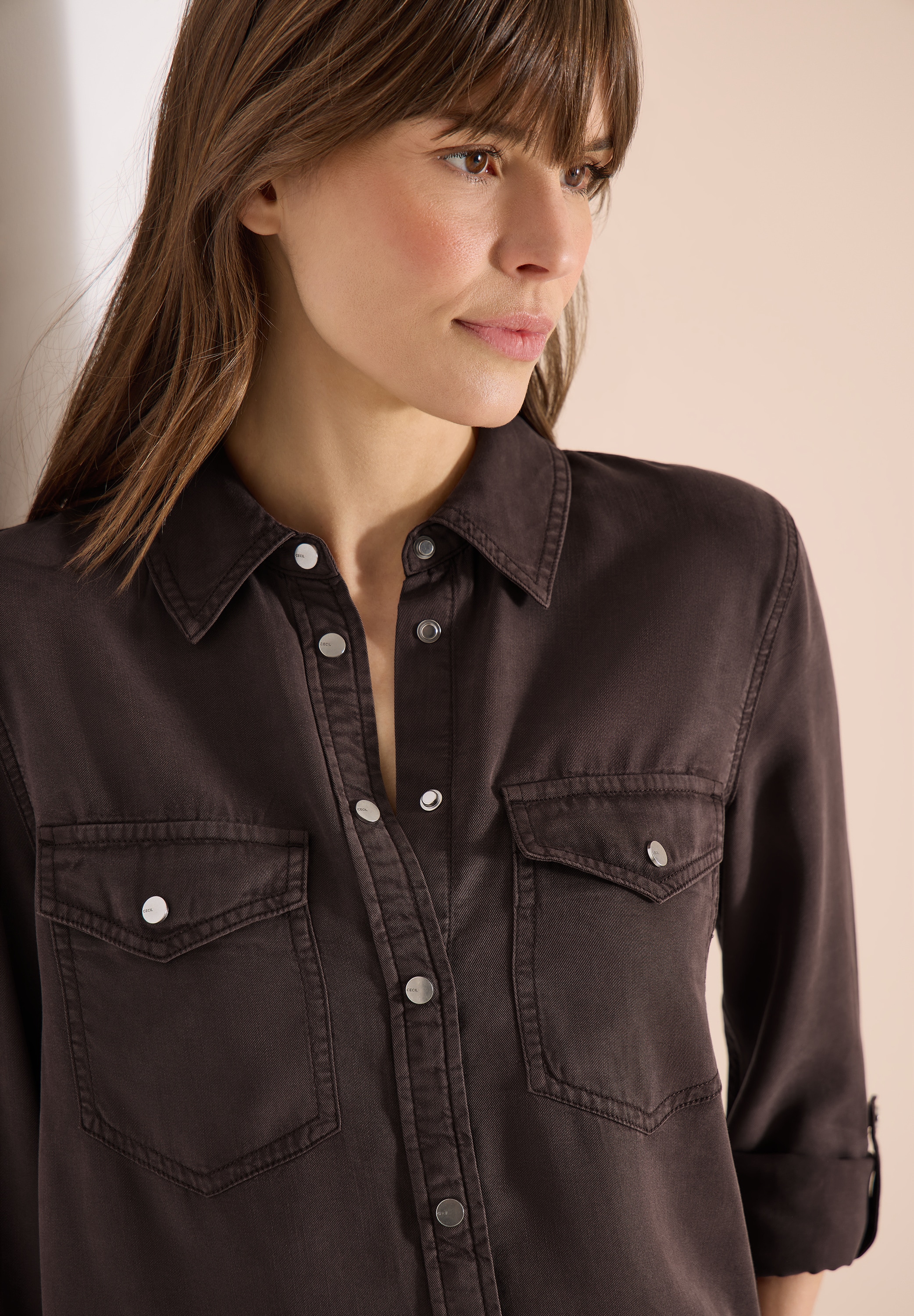 Cecil Hemdbluse mit Turn-Up Funktion günstig online kaufen
