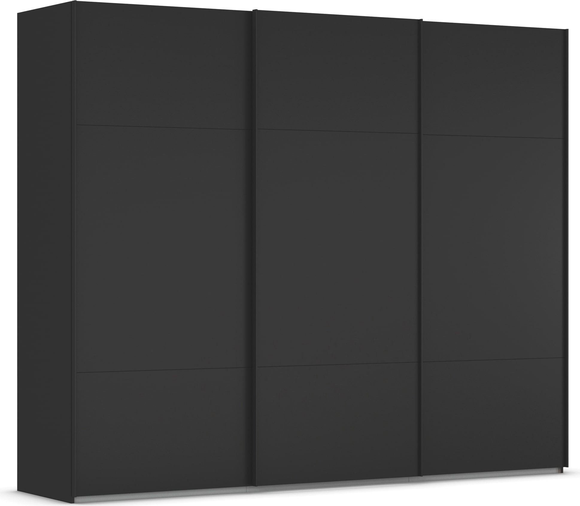 rauch Schwebetürenschrank "Kleiderschrank Schrank Garderobe Schlafzimmerschrank CONTIDO" 3 verschiedene Ausstattungen BASIC/CLASSIC/PREMIUM, aus hochwertigem Material in 6 Breiten 2 Griff-Farben MADE IN GERMANY