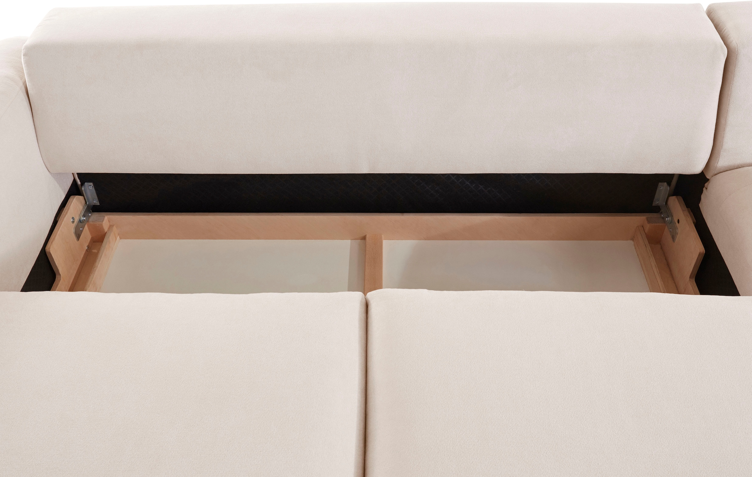 Places of Style Ecksofa »Bloomfield, bequem und elegant, OTTOs Choice, L-Form«, wahlweise mit Bettfunktion und Bettkasten