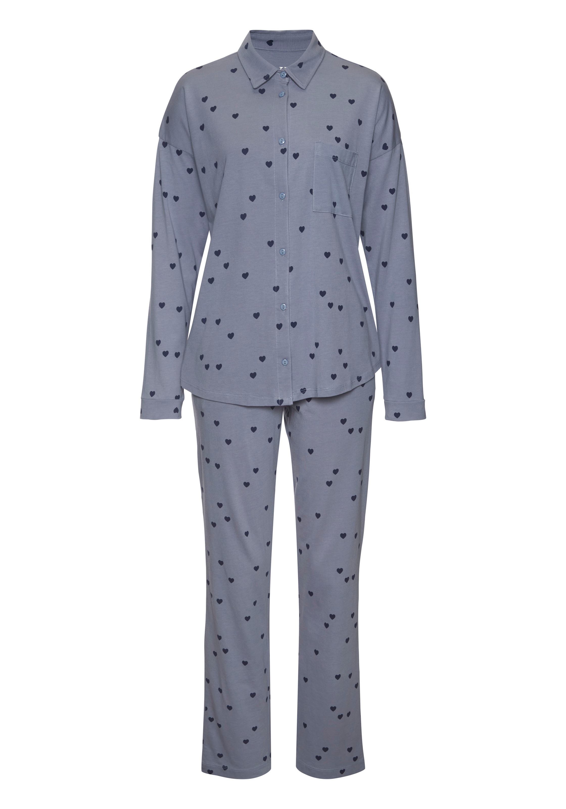 Vivance Dreams Pyjama 2 Stk. tlg., in klassischem Schnitt günstig online kaufen