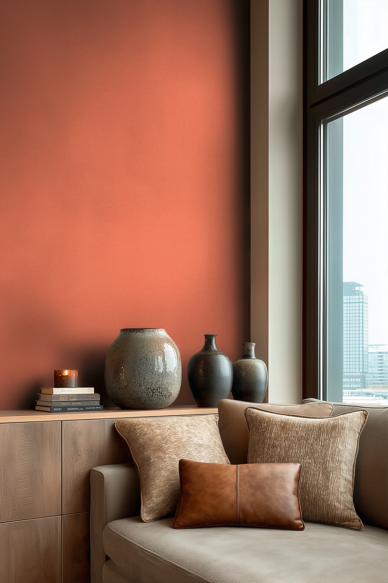 living walls Vliestapete "Vibes & Styles Pure Linen Vliestapete" uni leicht strukturiert Dezente Struktur mit feiner Textiloptik und zeitlos eleganter Wirkung