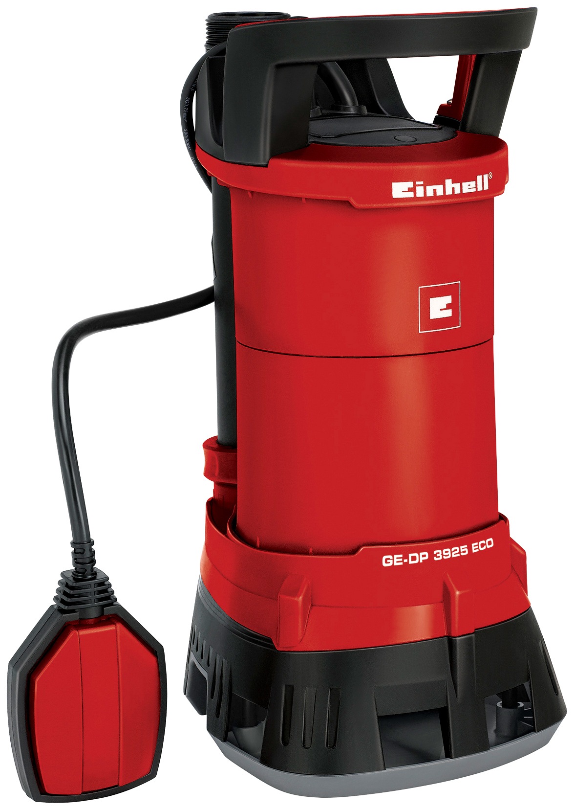 Schmutzwasserpumpe EINHELL, B:20cm H:43cm L:28cm, rot, Pumpen, "GE-DP 3925", 10.000 l/h max. Fördermenge