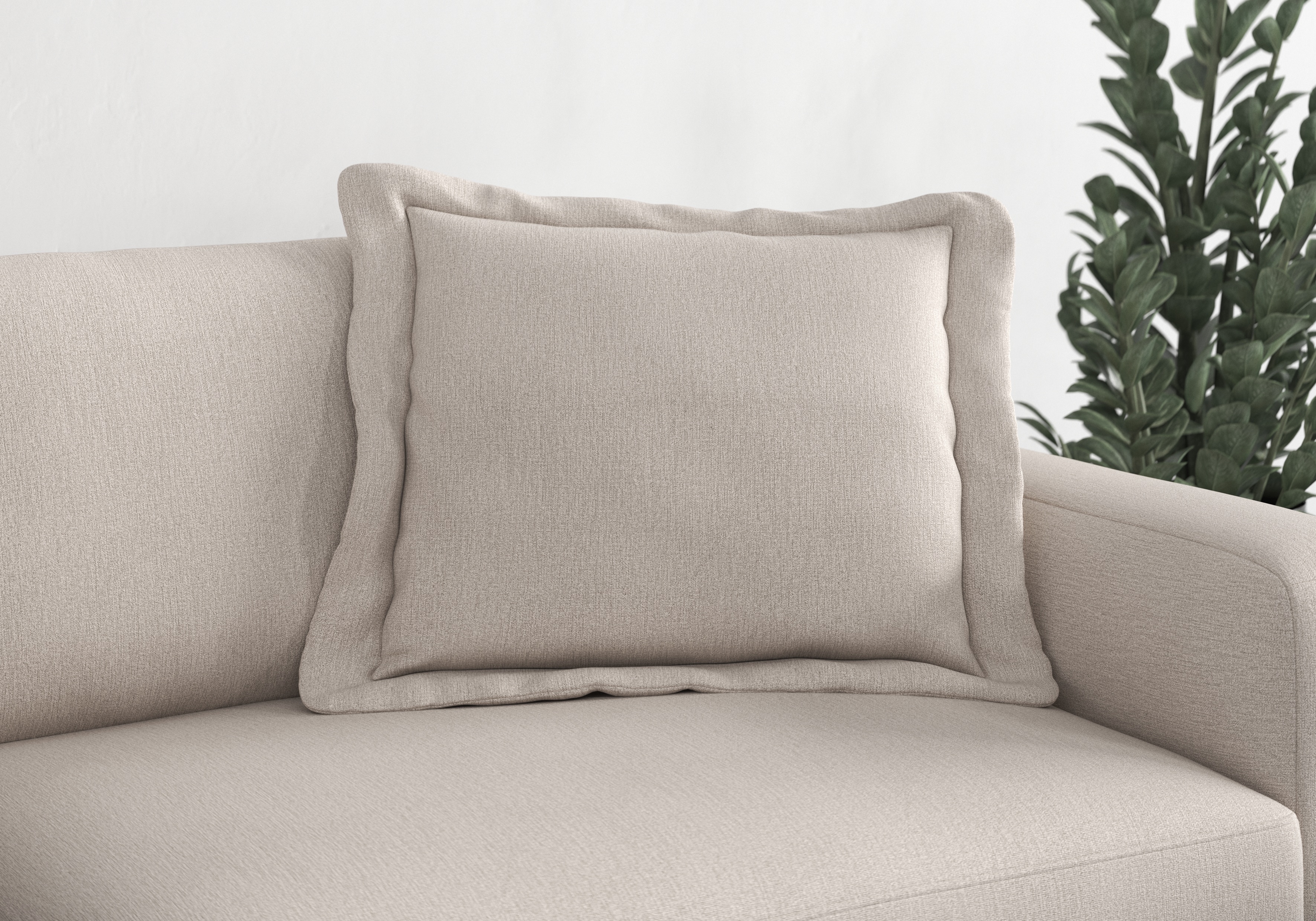TRENDMANUFAKTUR Sofakissen "Bourbon" modernes Flatkissen 70x70 cm, in trendigem Cord erhältlich, universal