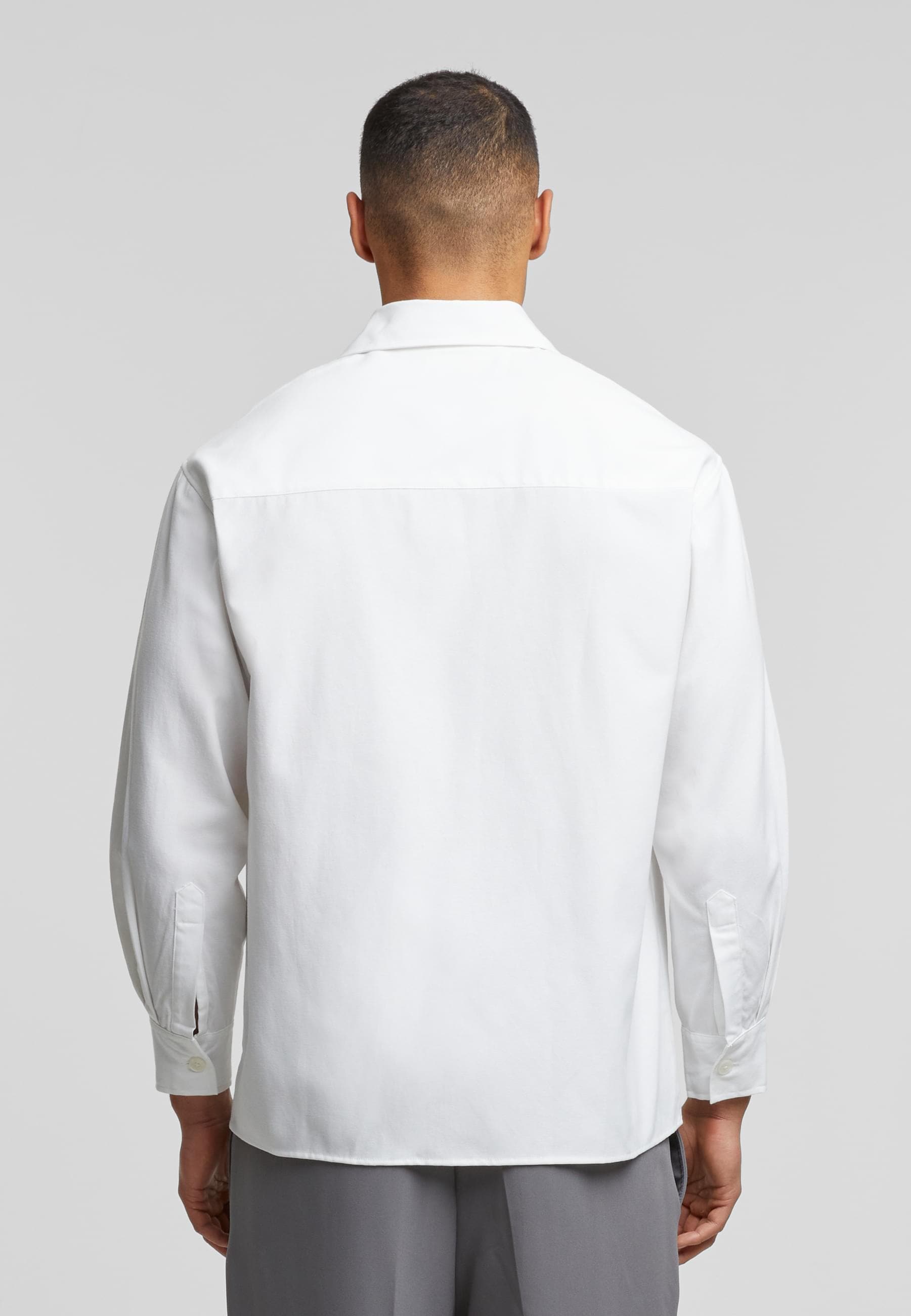 Another Cotton Lab Langarmhemd »Another Cotton Lab Logo Button Down Shirt«, (1 tlg.)