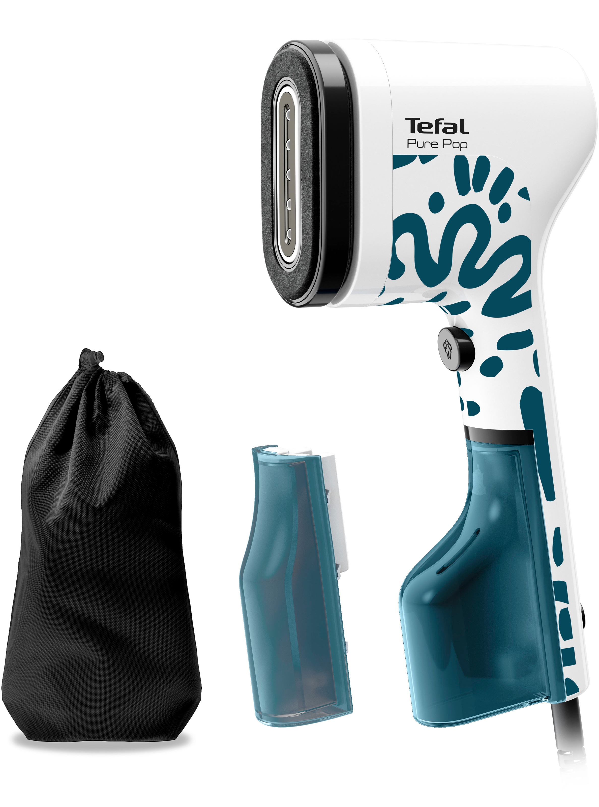Tefal Dampfbürste "DT2040 Pure Pop Home & Travel" 1300 20 g/Min., kurze 15 günstig online kaufen