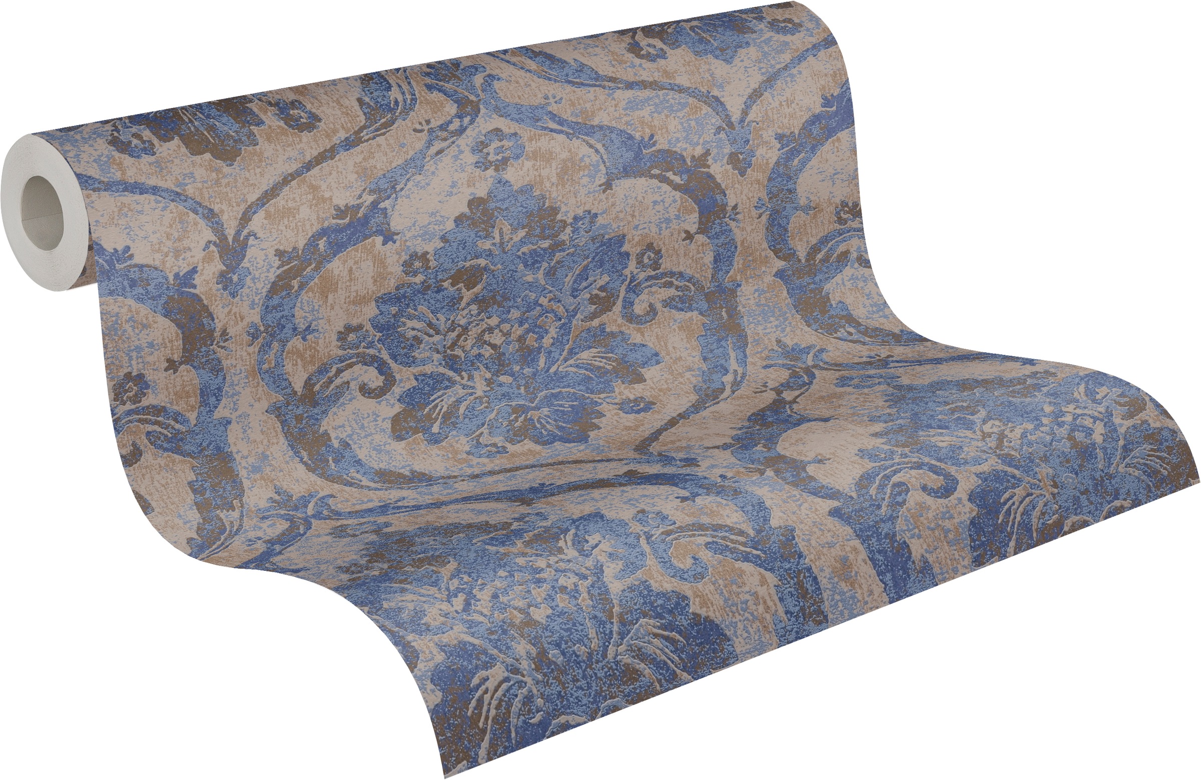 living walls Vliestapete »Vibes & Styles Davide – Maison Du Temps Vliestapete« ornamental leicht strukturiert Elegantes Ornamentdesign mit Vintage-Charakter und edlem Glanzeffekt