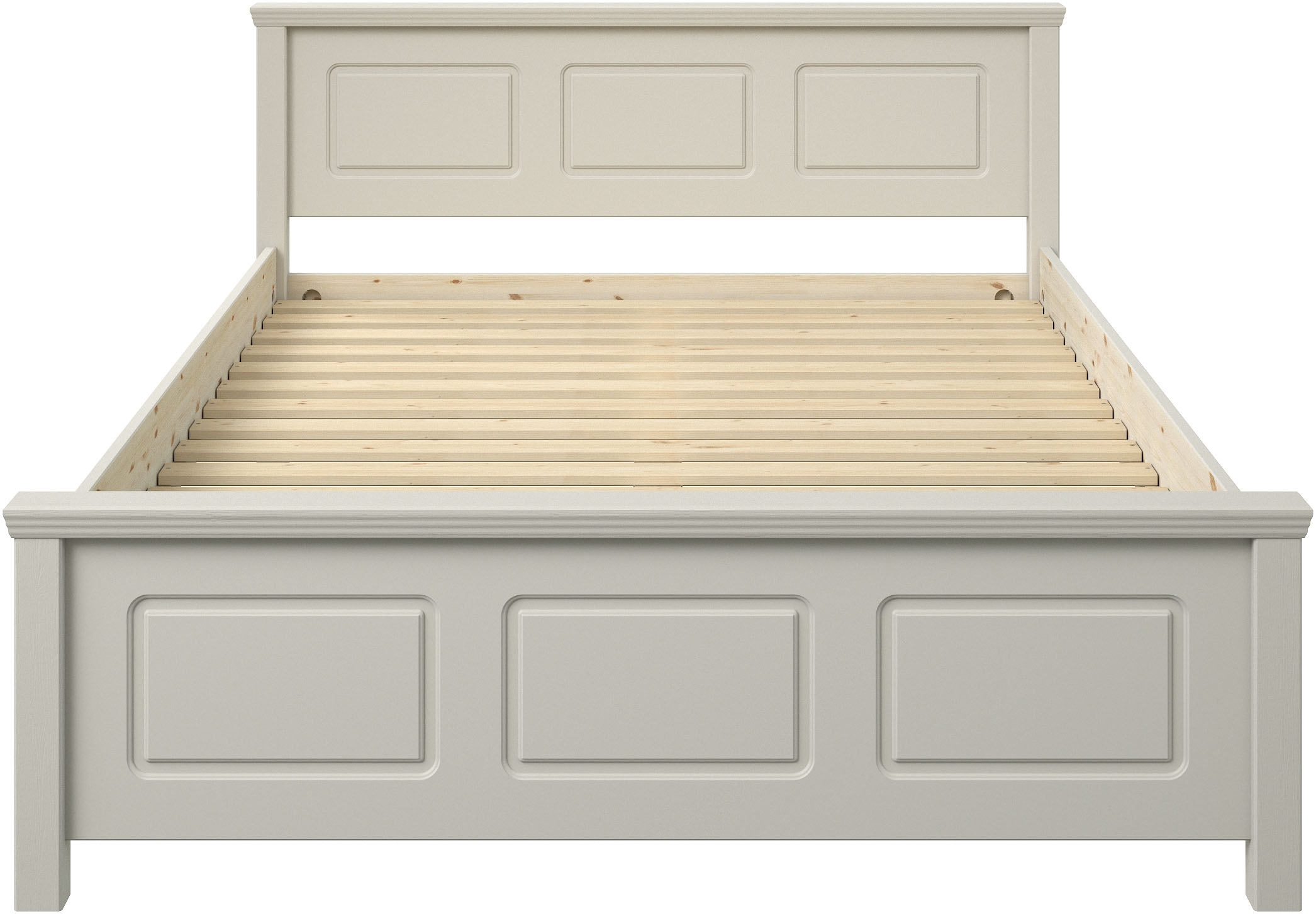 OTTO home Massivholzbett »ERIKK' , Made in Europe, optional mit Schublade, Massivholz Kiefer« FSC® zertifiziert,  in mehreren Größen, Landhausstil mit Kassettenoptik
