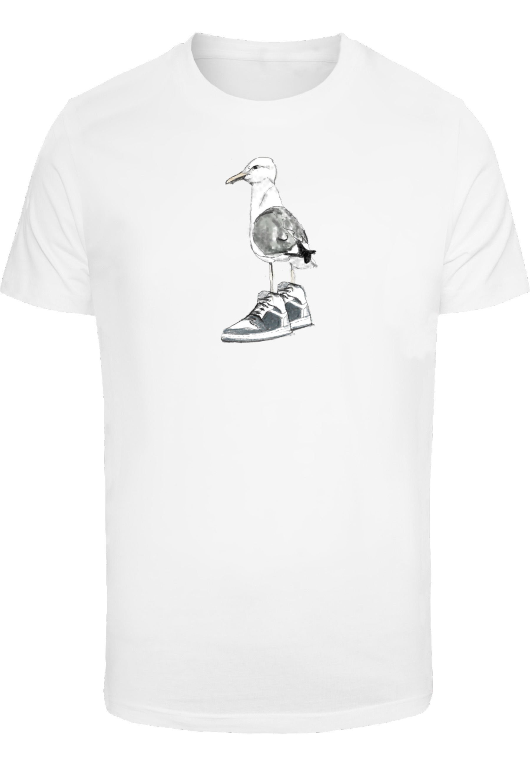MisterTee T-Shirt "MisterTee Herren Seagull Sneakers Tee" 1 Stk.