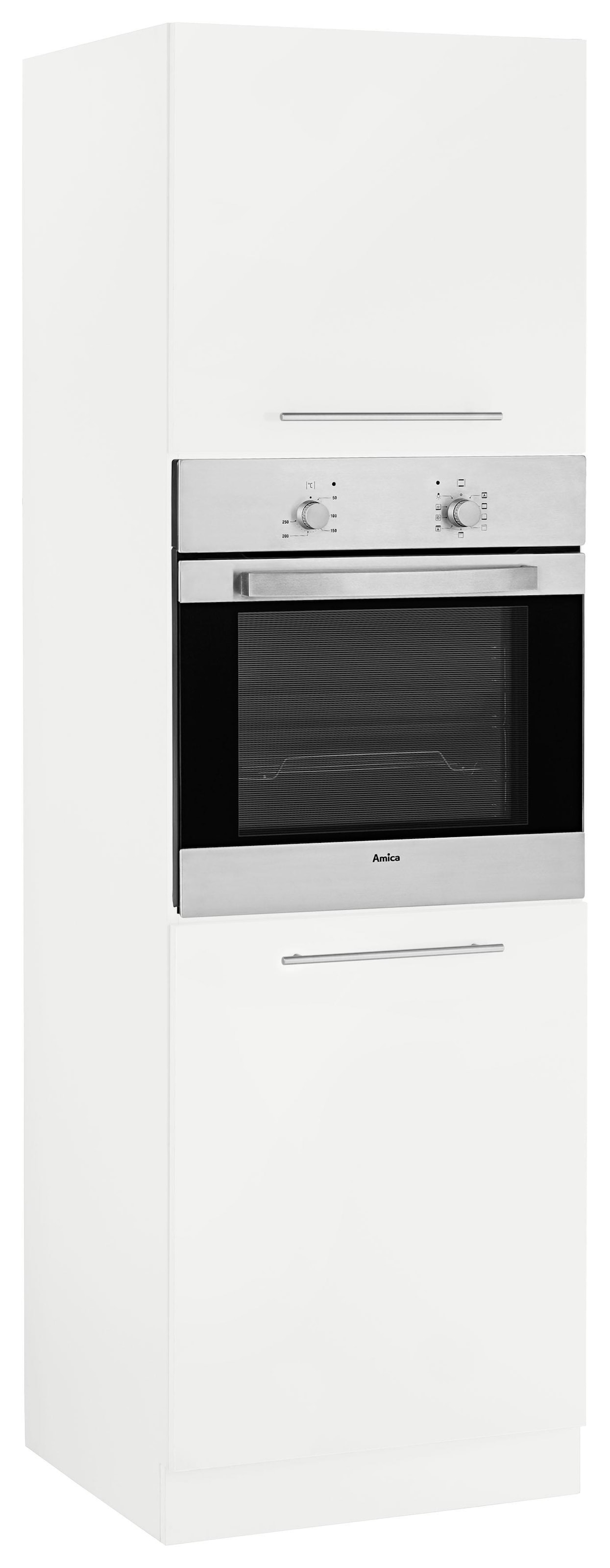 wiho Küchen Backofenumbauschrank "Flexi2, Breite/ Höhe: 60/200 cm, Soft-Close bei den Türen" inkl. verstellbaren Einlegeböden