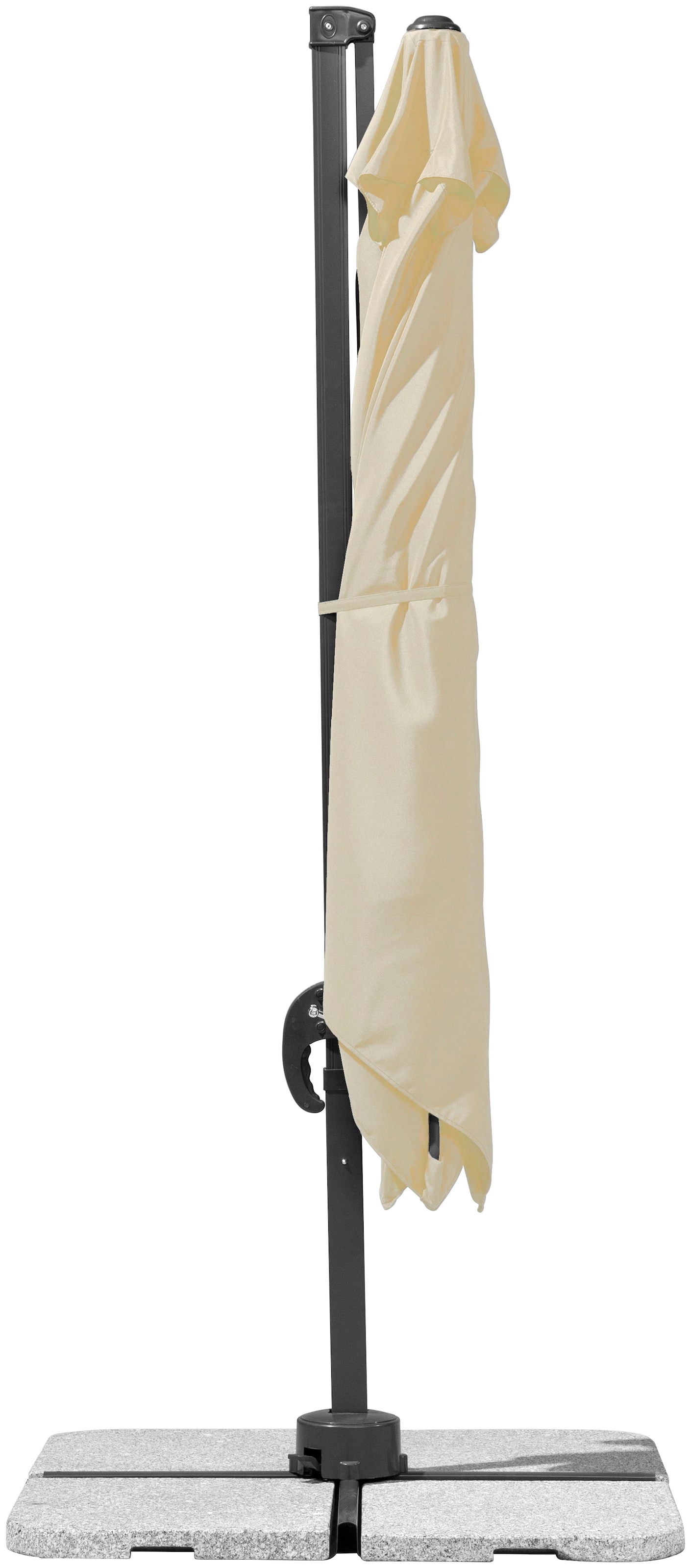 Schneider Schirme Ampelschirm »Rhodos Junior«, mit Schutzhülle und Schirmständer, ohne Wegeplatten