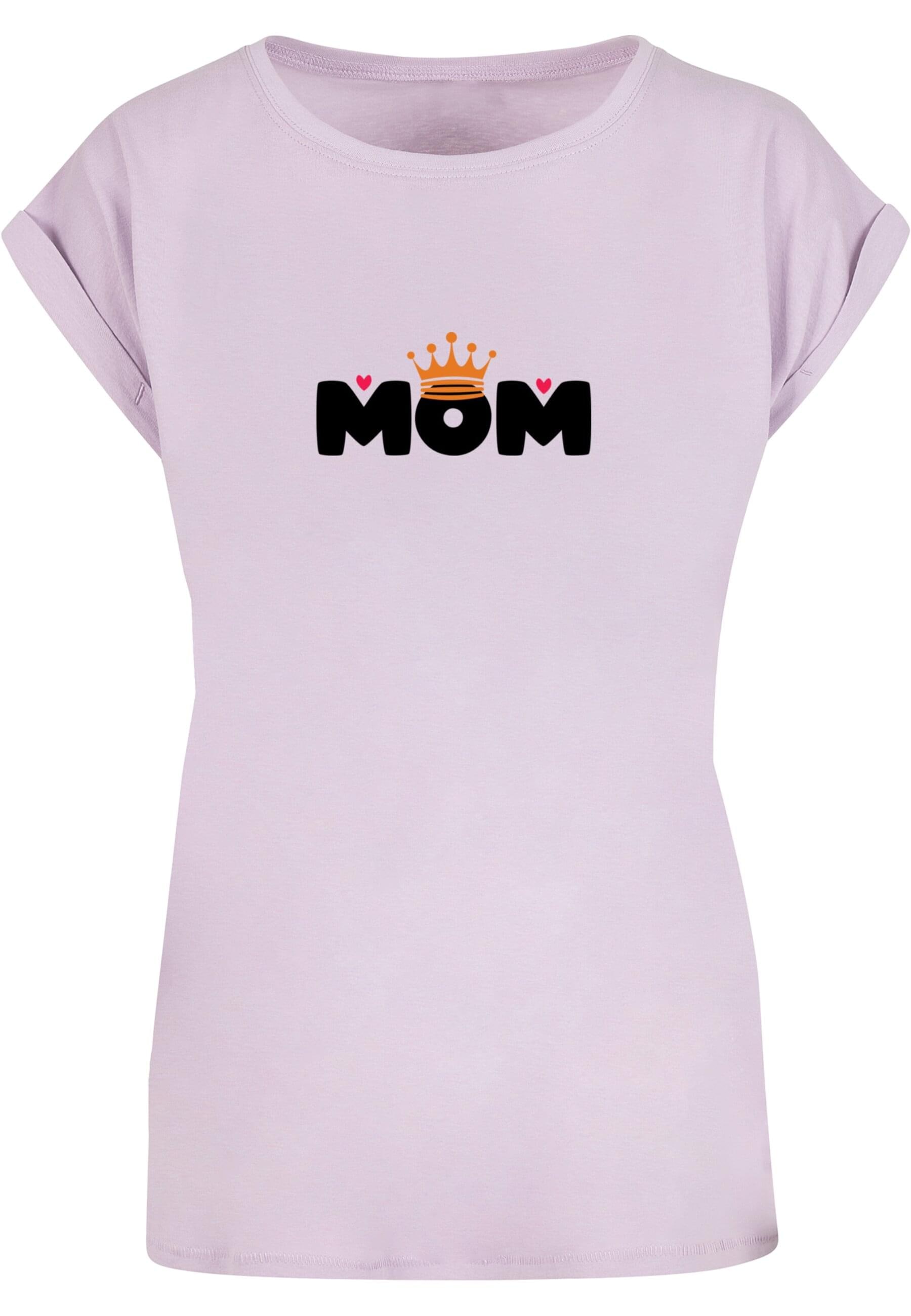 Merchcode T-Shirt »Merchcode Damen Ladies Mothers Day - Queen Mom T-Shirt«, (1 tlg.)