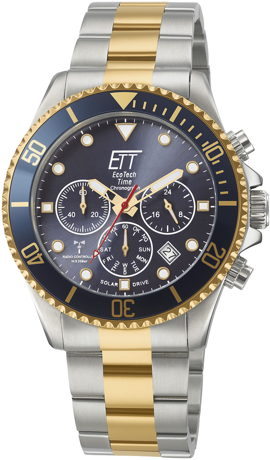 Funkchronograph »Professional, EGS-11609-35M«, Solar